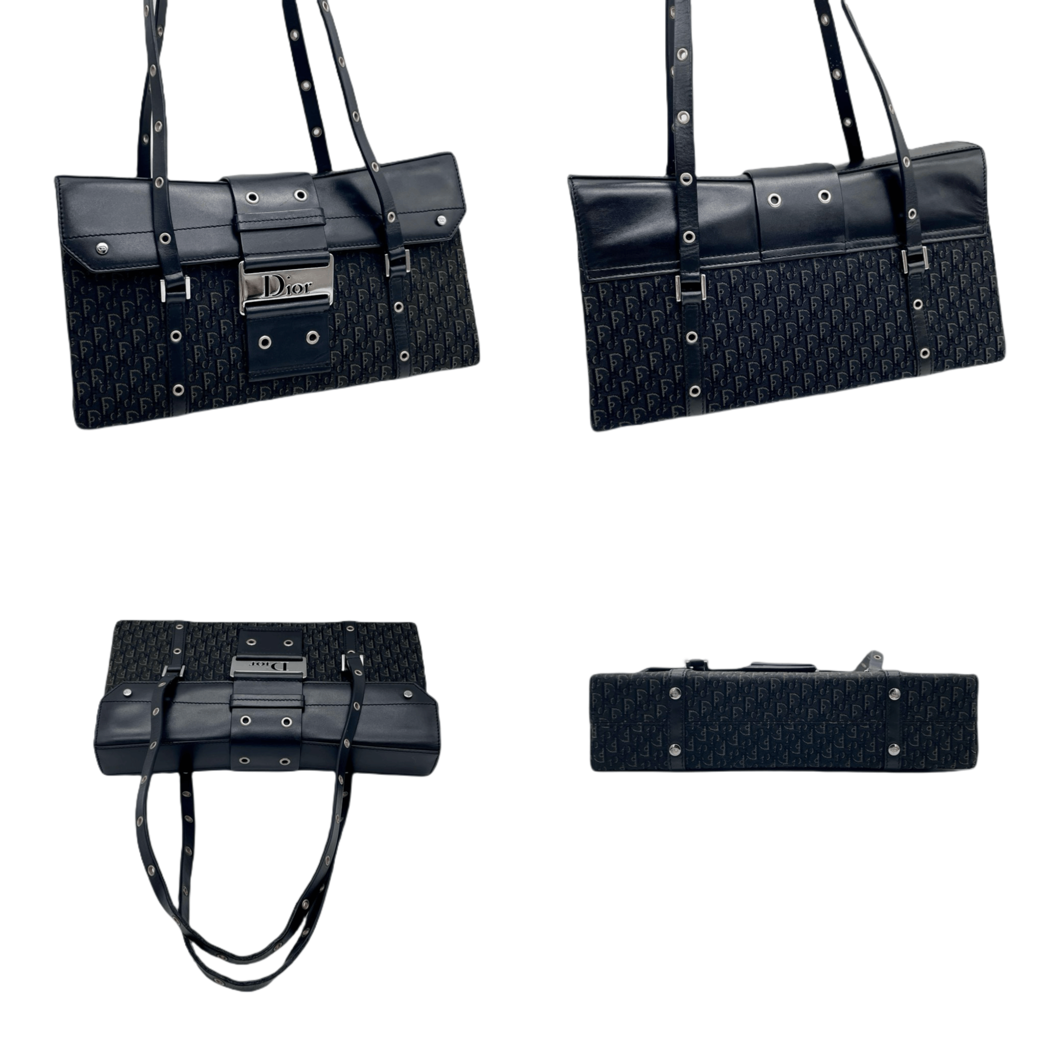 Dior Christian Dior Columbus Trotter Street Chic Double Shoulder Flap Bag Size ONE SIZE - 6 Thumbnail