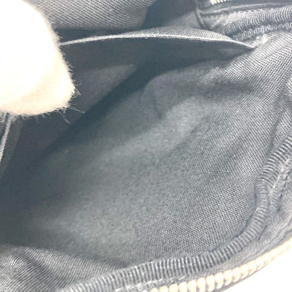 Saint Laurent Paris Saint Laurent Paris Logo Plate Shoulder Bag Slanted Lumbar Back Canvas/Leather Women Black Size ONE SIZE - 20 Thumbnail