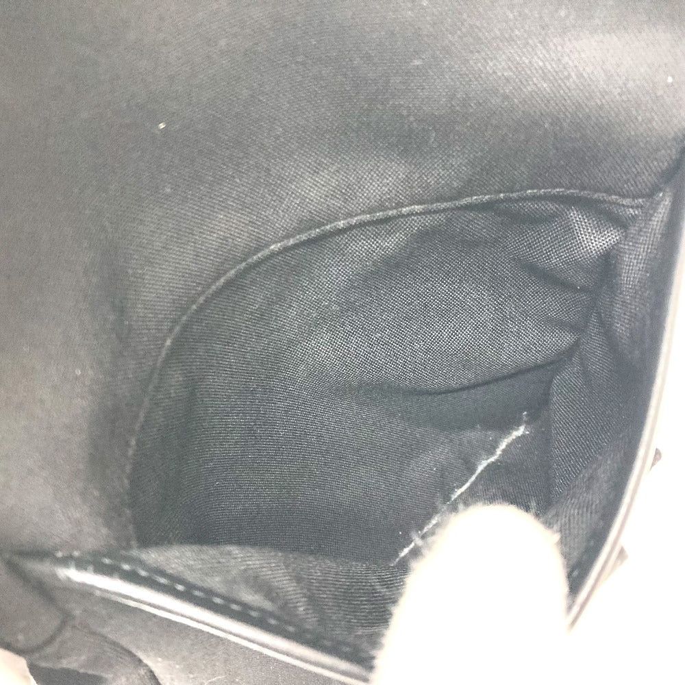 Saint Laurent Paris Saint Laurent Paris Logo Plate Shoulder Bag Slanted Lumbar Back Canvas/Leather Women Black Size ONE SIZE - 17 Thumbnail