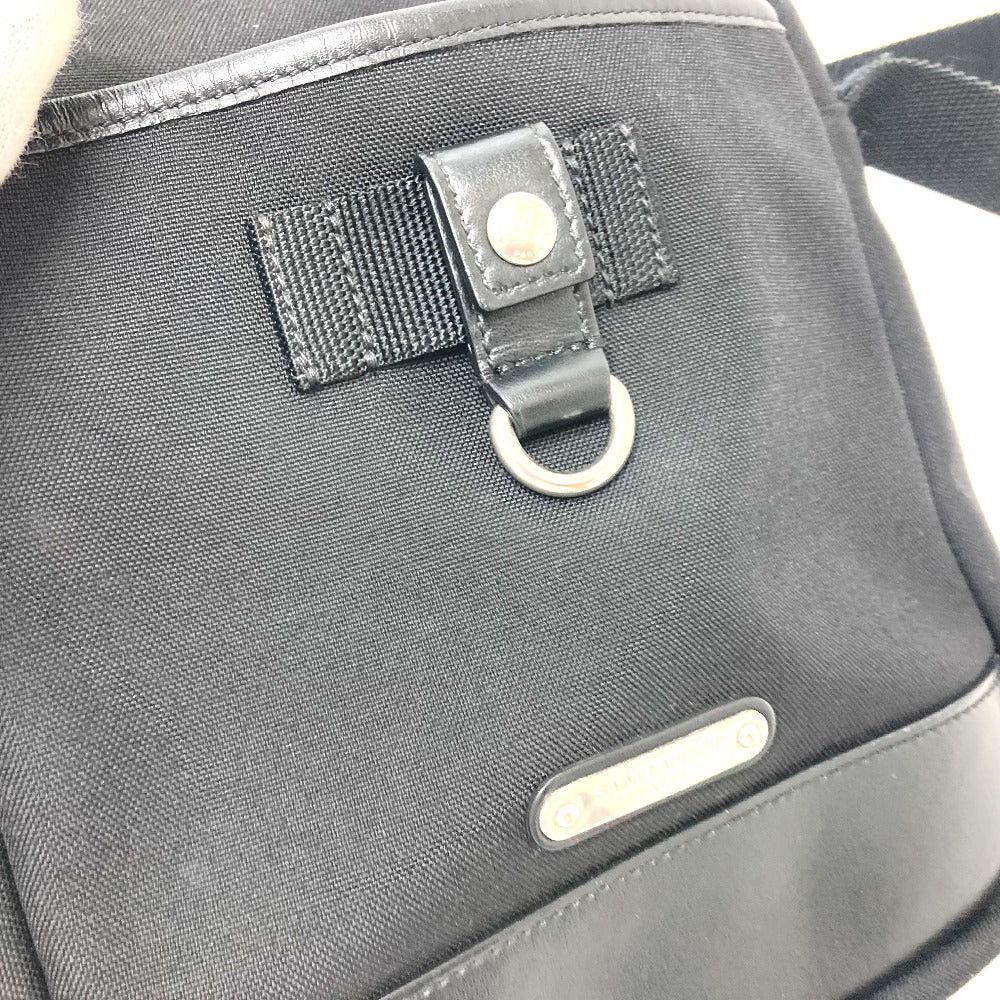 Saint Laurent Paris Saint Laurent Paris Logo Plate Shoulder Bag Slanted Lumbar Back Canvas/Leather Women Black Size ONE SIZE - 11 Thumbnail
