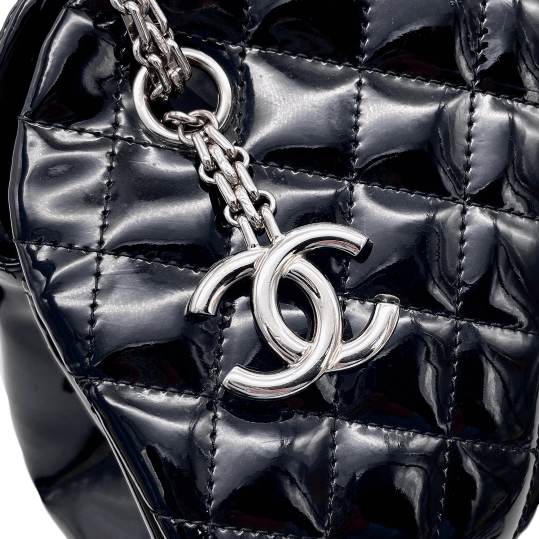 Chanel Chanel Enamel Matelasse Coco Mark Pendant Chain Shoulder Bag Size ONE SIZE - 7 Thumbnail