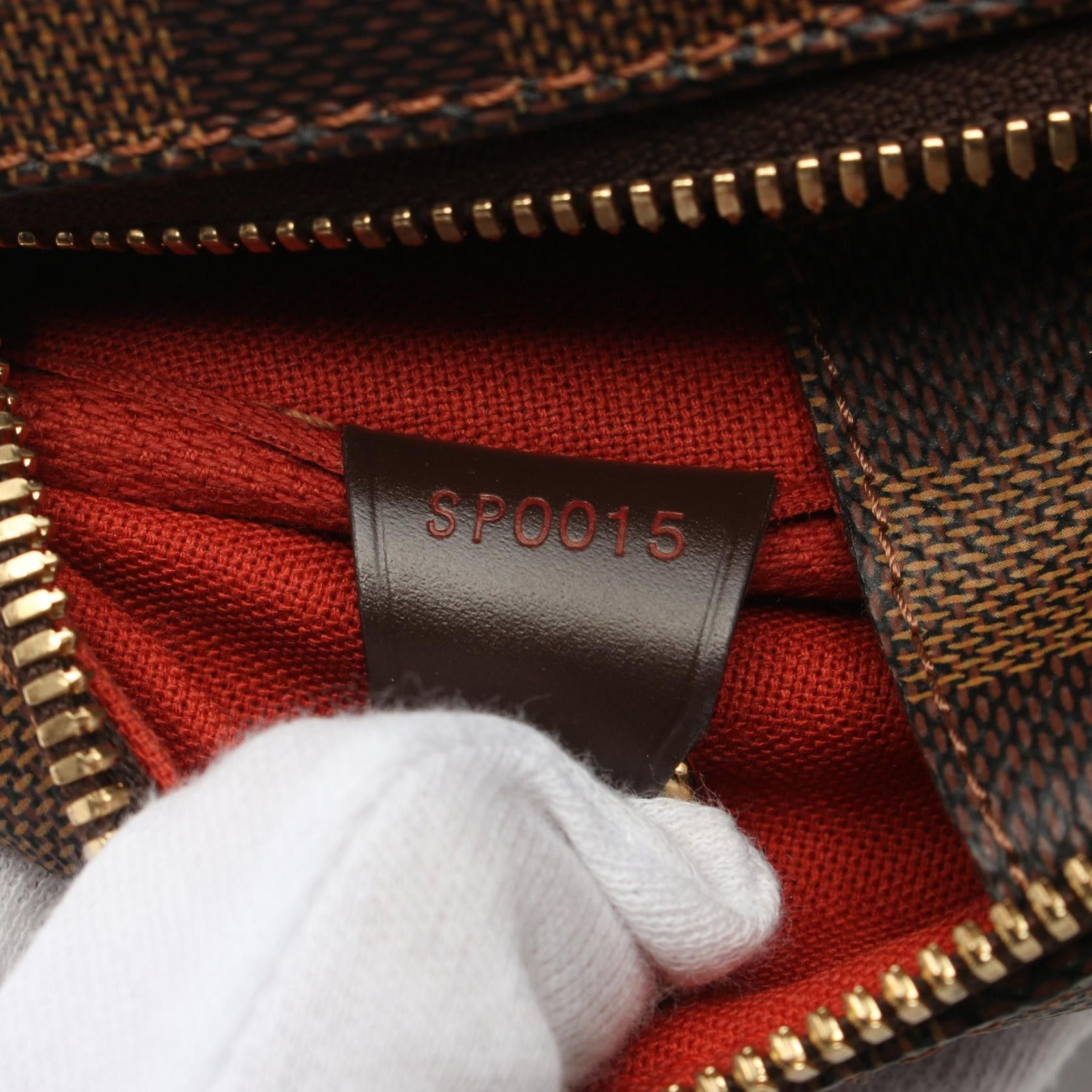 Louis Vuitton Louis Vuitton Nolita Damier Ebene Handbag Leather Brown Size ONE SIZE - 5 Thumbnail