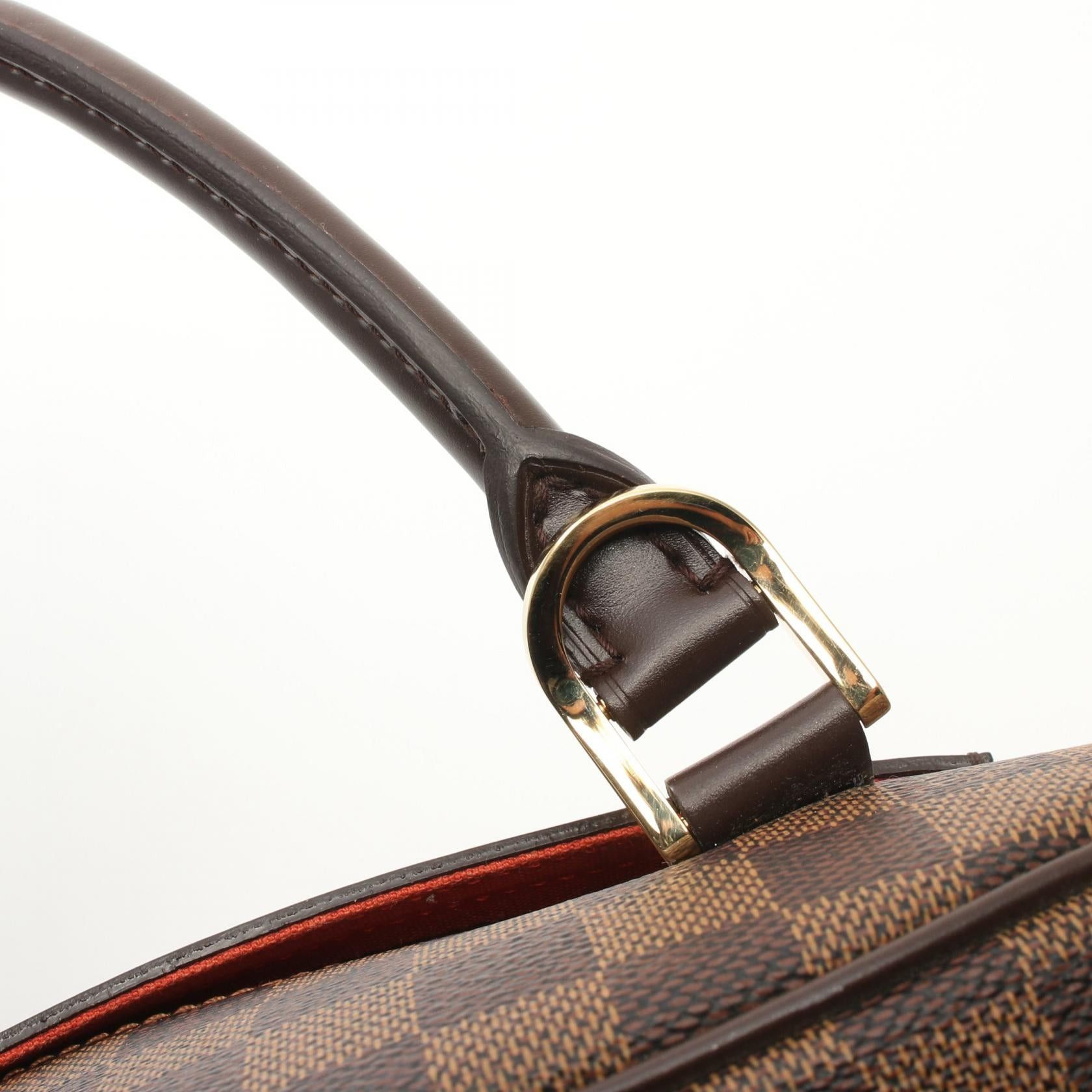 Louis Vuitton Louis Vuitton Nolita Damier Ebene Handbag Leather Brown Size ONE SIZE - 11 Thumbnail