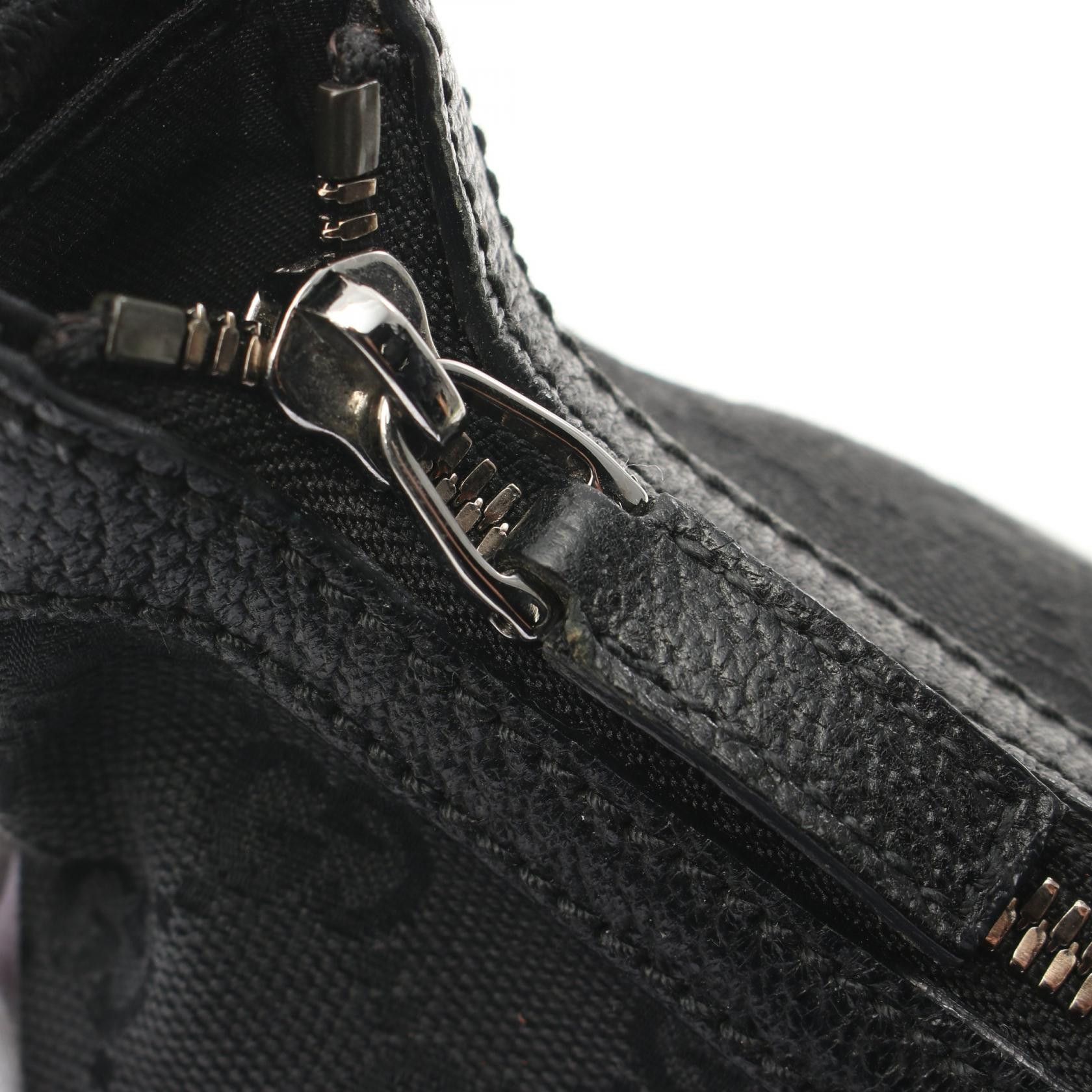 Gucci Gucci Gg Canvas Shoulder Bag Leather Black Size ONE SIZE - 5 Thumbnail