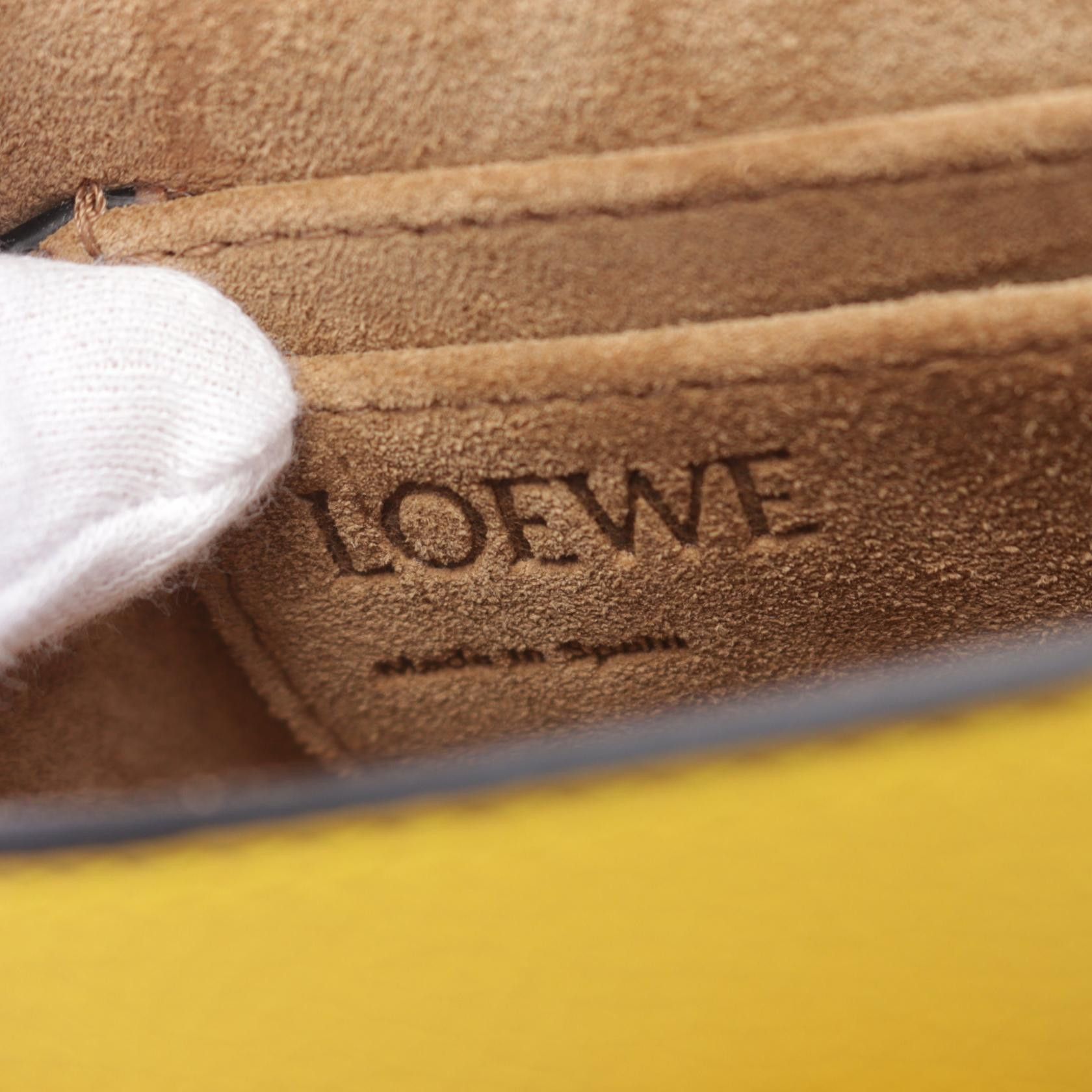 Loewe Loewe Gate Bag Mini Shoulder Leather Yellow Size ONE SIZE - 4 Thumbnail