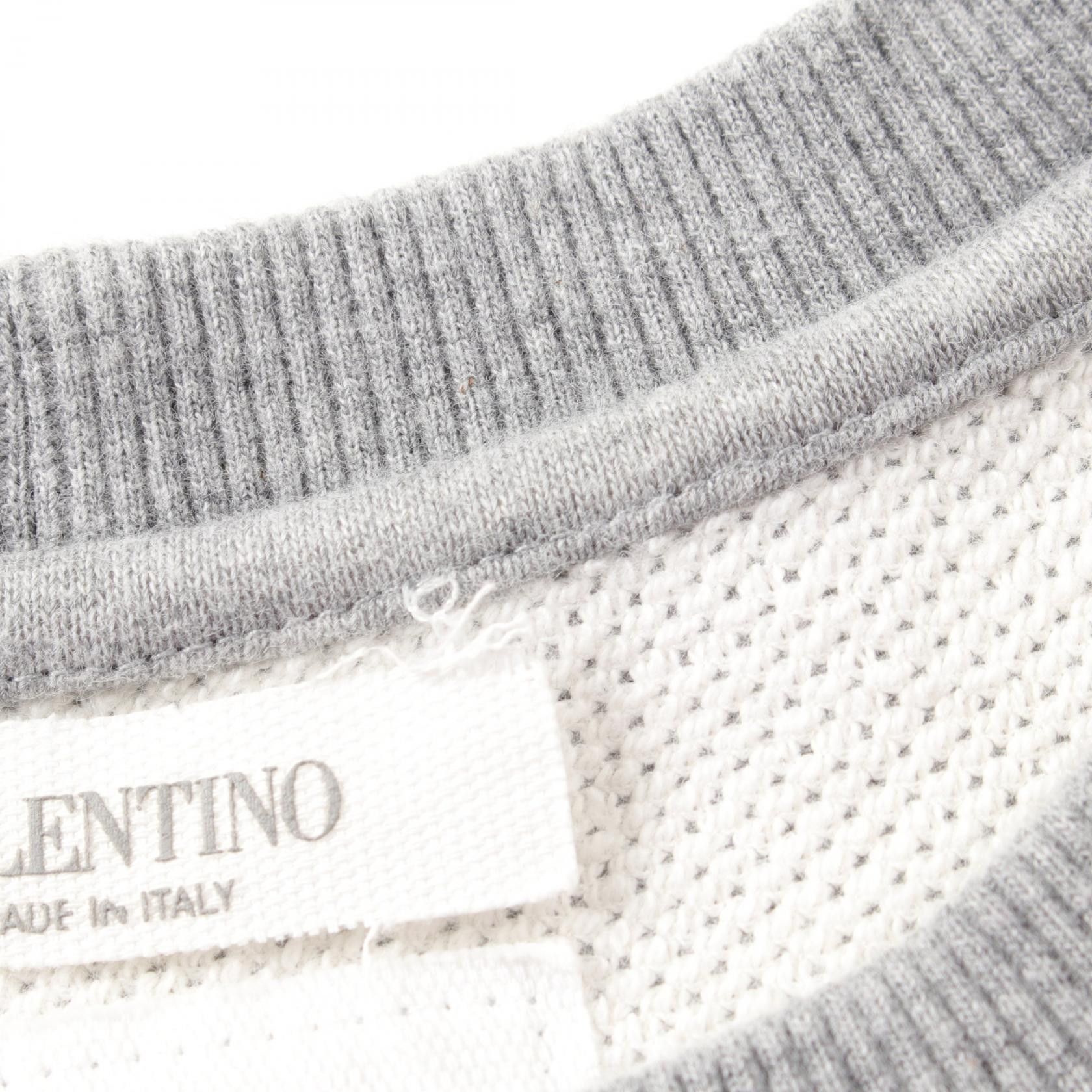Valentino Valentino Rockstud Sweatshirt Cotton Gray Size ONE SIZE - 10 Thumbnail
