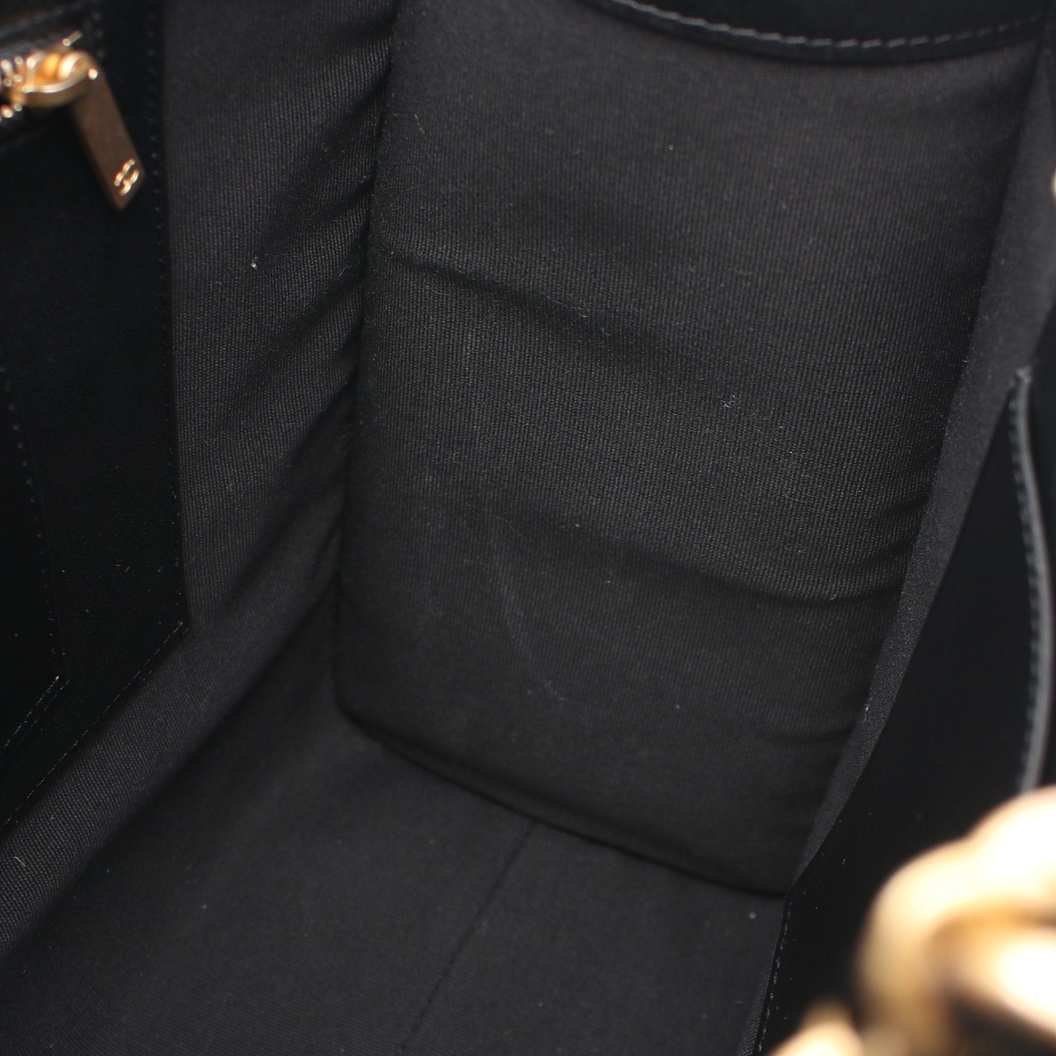 Chanel Chanel Matelasse Chain Shoulder Bag Tote Lambskin Black Gold Hardware Size ONE SIZE - 9 Thumbnail
