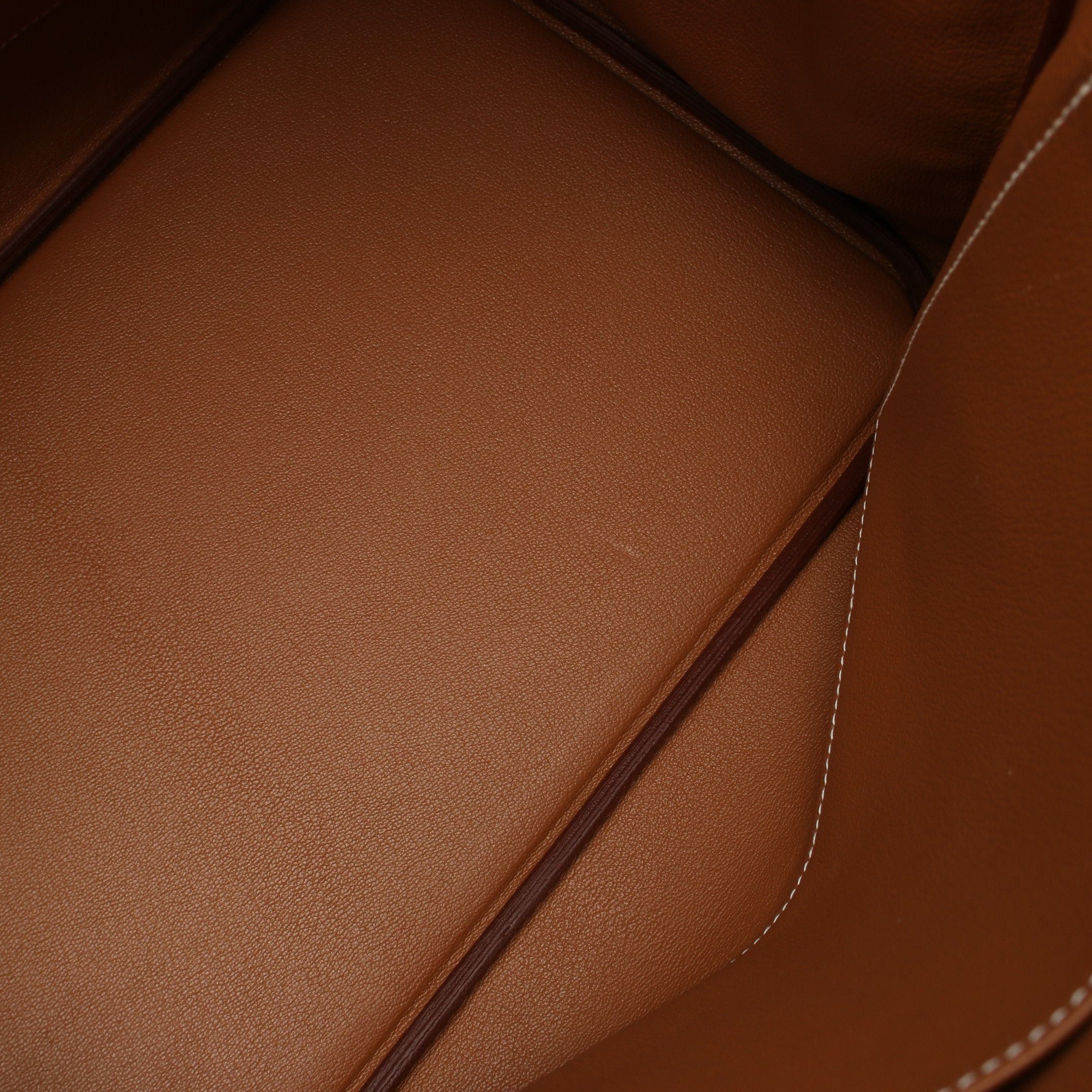 Hermes Hermes Birkin 40 Gold Handbag Togo Light Brown Silver Hardware B Stamp Size ONE SIZE - 8 Thumbnail
