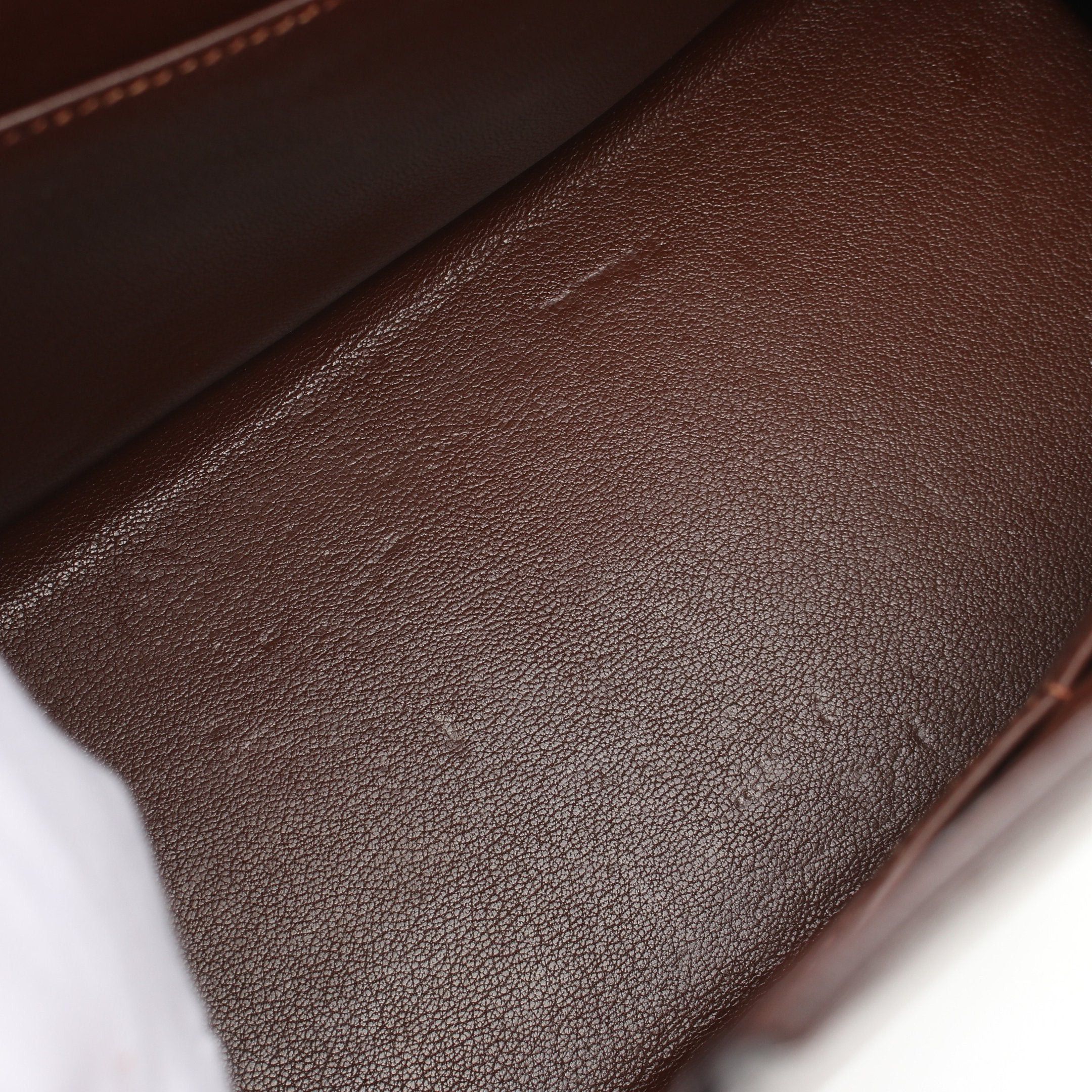 Hermes Hermes Dalvi Mm Handbag Courchevel Brown Gold Hardware □B Stamp (Manufactured Around 1998) Size ONE SIZE - 6 Thumbnail