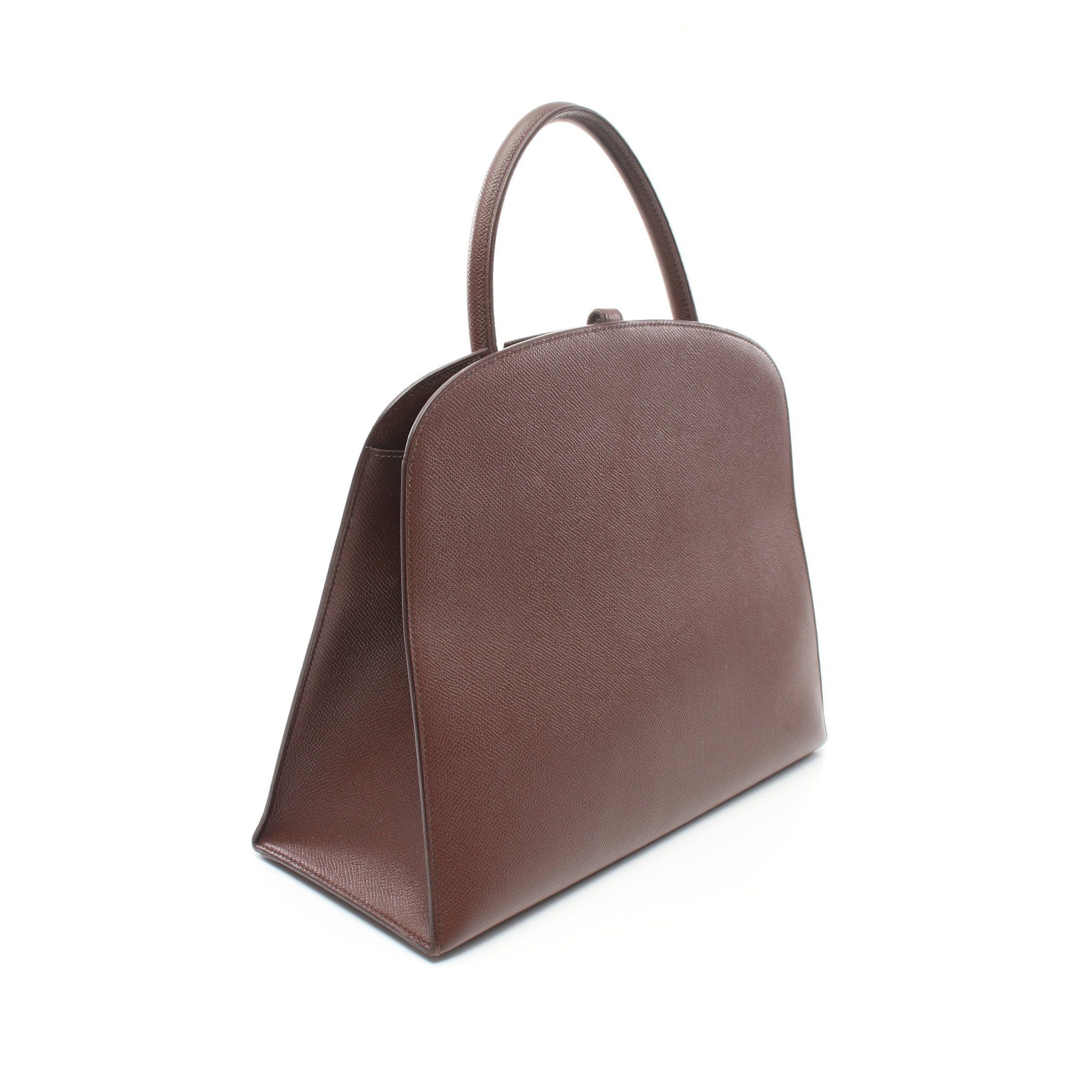 Hermes Hermes Dalvi Mm Handbag Courchevel Brown Gold Hardware □B Stamp (Manufactured Around 1998) Size ONE SIZE - 2 Thumbnail