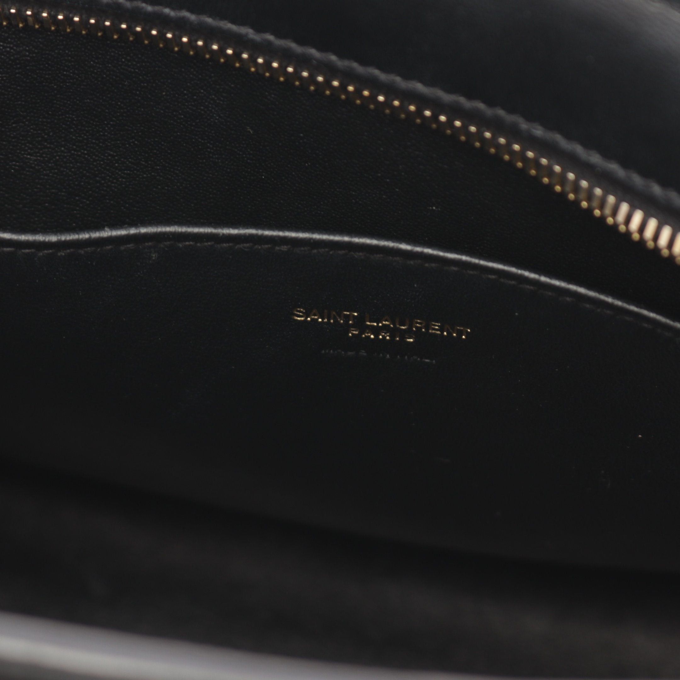 Yves Saint Laurent Yves Saint Laurent Ysl Line Baby Monogram Kabas Handbag Leather Black Size ONE SIZE - 4 Thumbnail