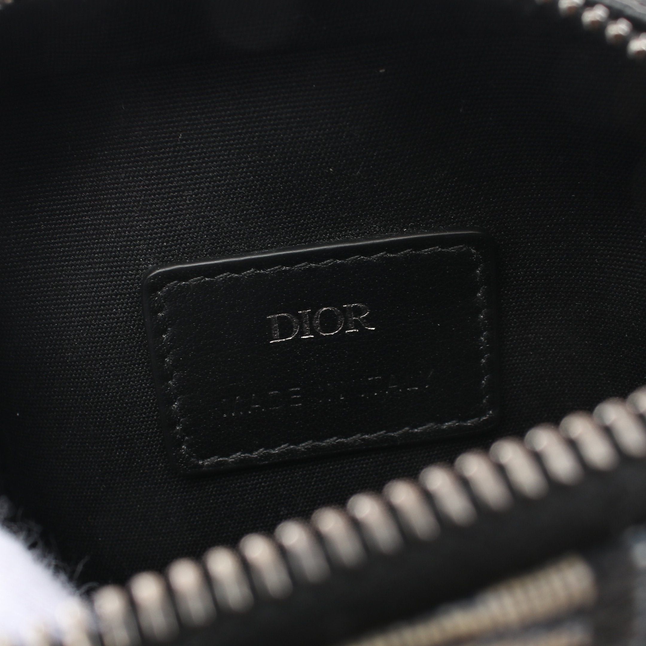 Dior Dior Oblique Shoulder Bag Canvas Leather Navy Beige Size ONE SIZE - 4 Thumbnail