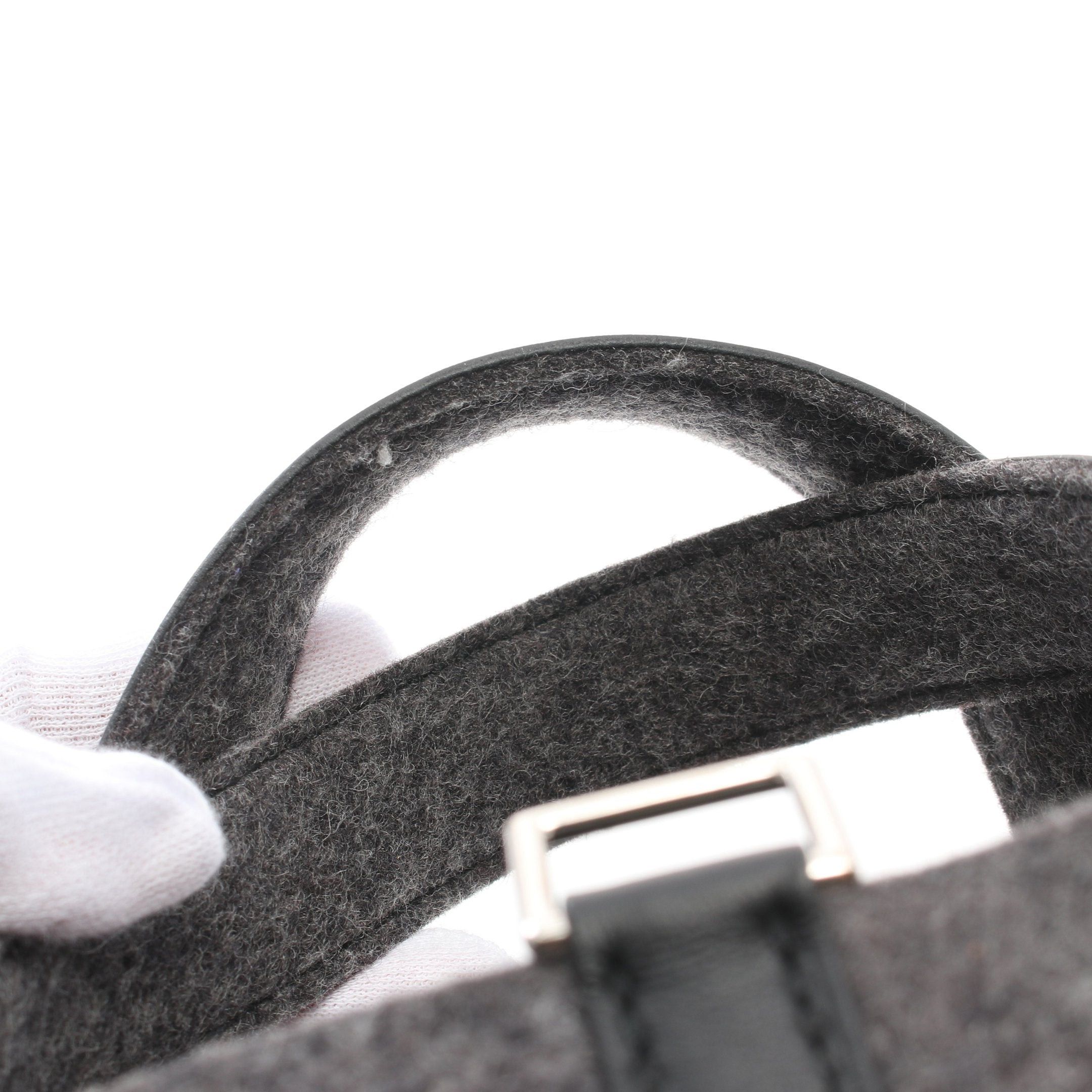 Hermes Hermes Picotan Lock Pm Graphite Handbag Veau Swift Feutre Dark Gray Black Silver Hardware Y Stamp Size ONE SIZE - 7 Thumbnail
