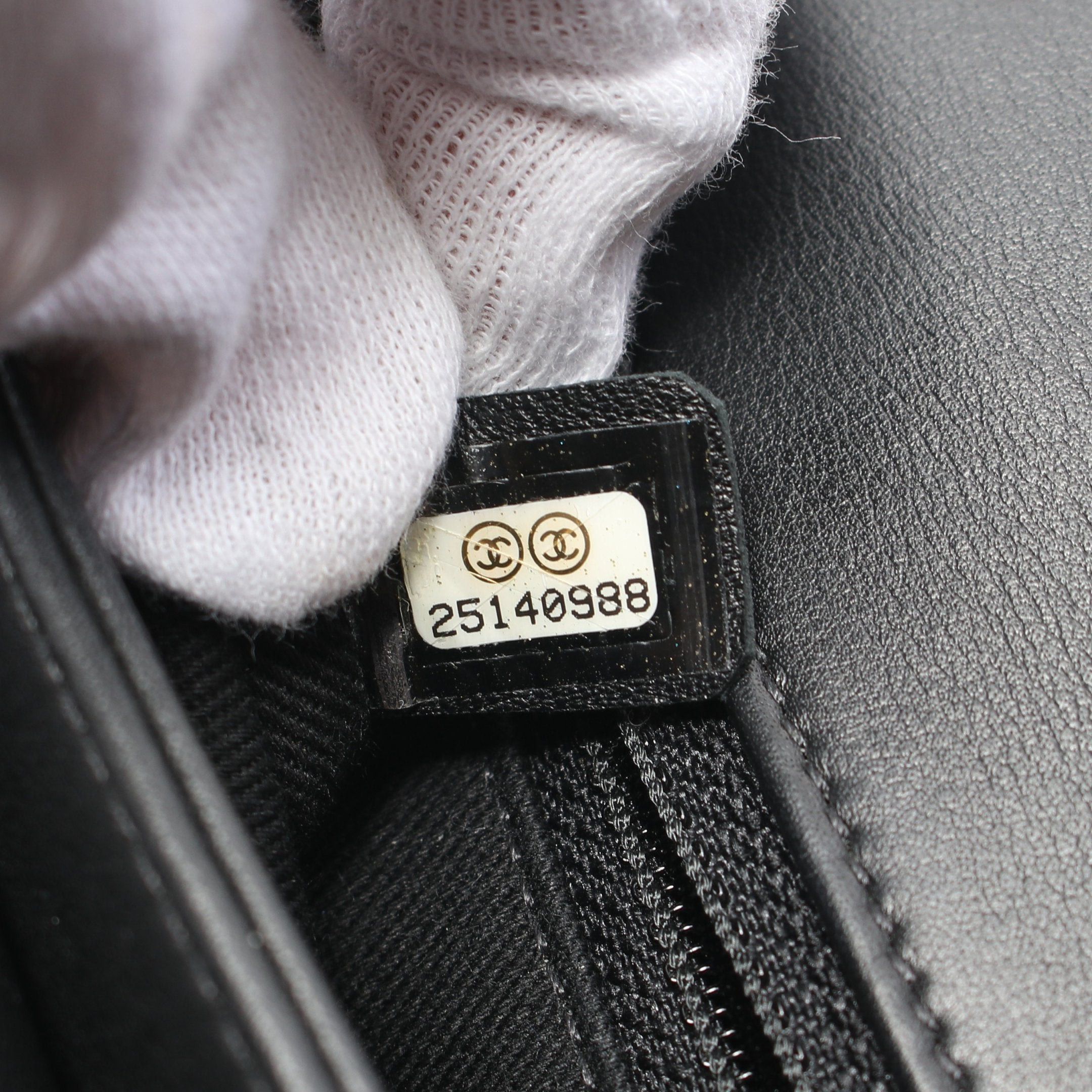 Chanel Chanel Chain Shoulder Bag Calfskin Black Silver Hardware Studs Size ONE SIZE - 5 Thumbnail