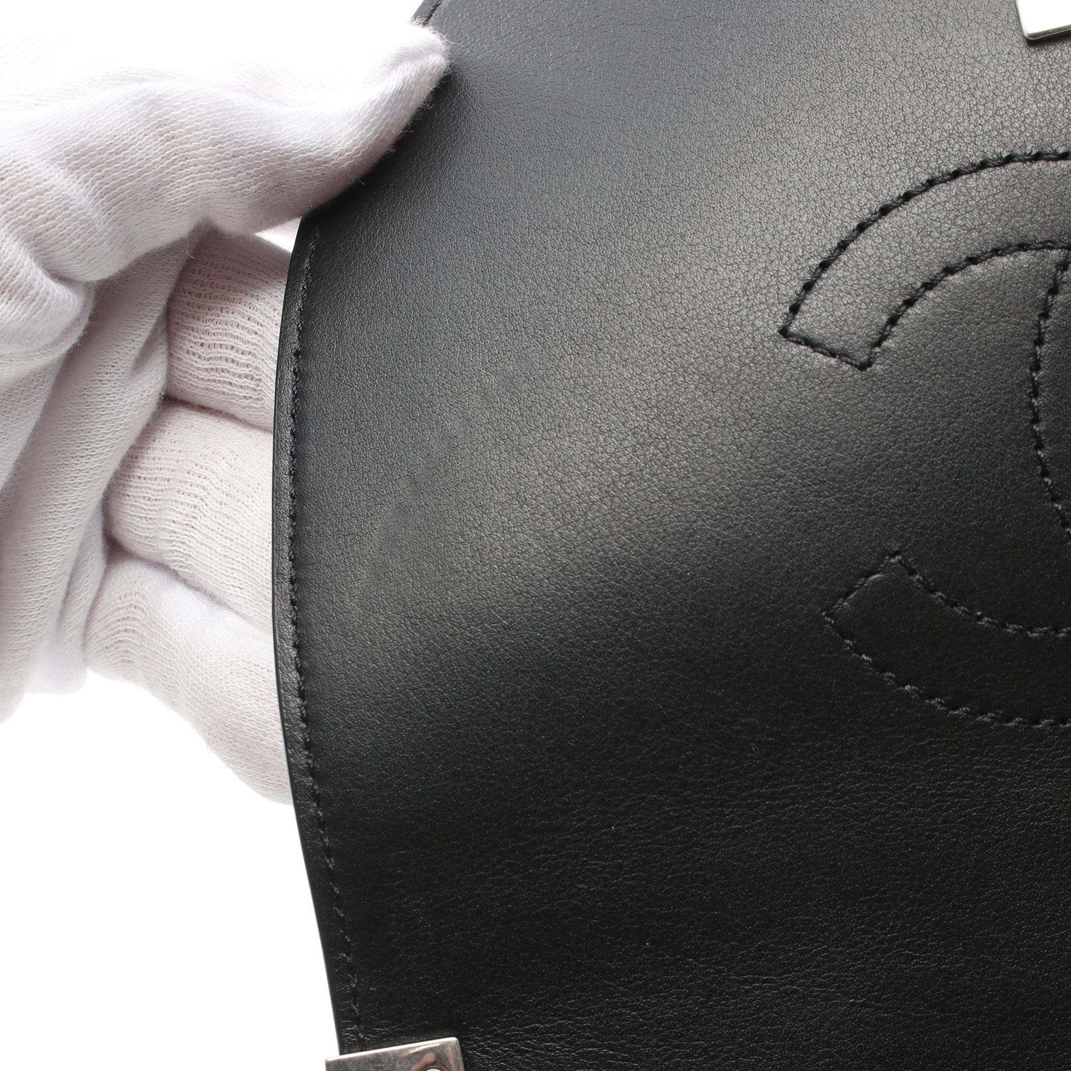 Chanel Chanel Chain Shoulder Bag Calfskin Black Silver Hardware Studs Size ONE SIZE - 8 Thumbnail