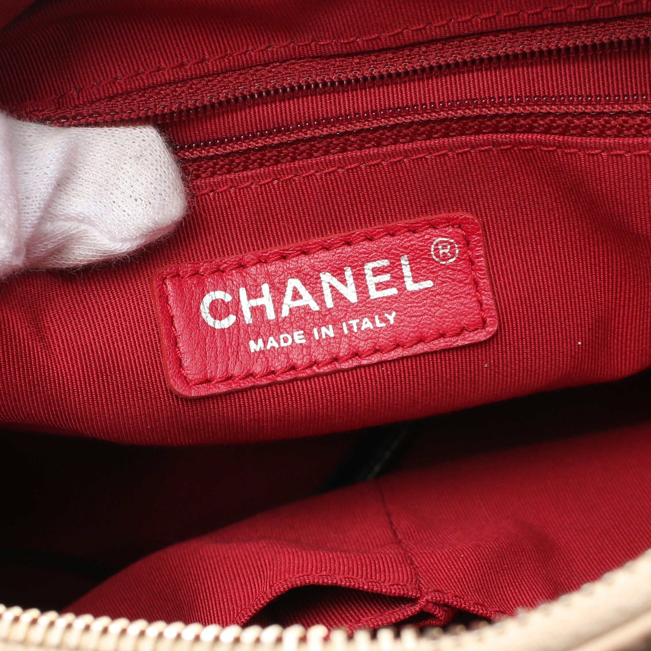 Chanel Chanel Gabriel De Chanel Large Hobo Chain Shoulder Bag Leather Light Beige Black Combination Metal Fittings Size ONE SIZE - 4 Thumbnail