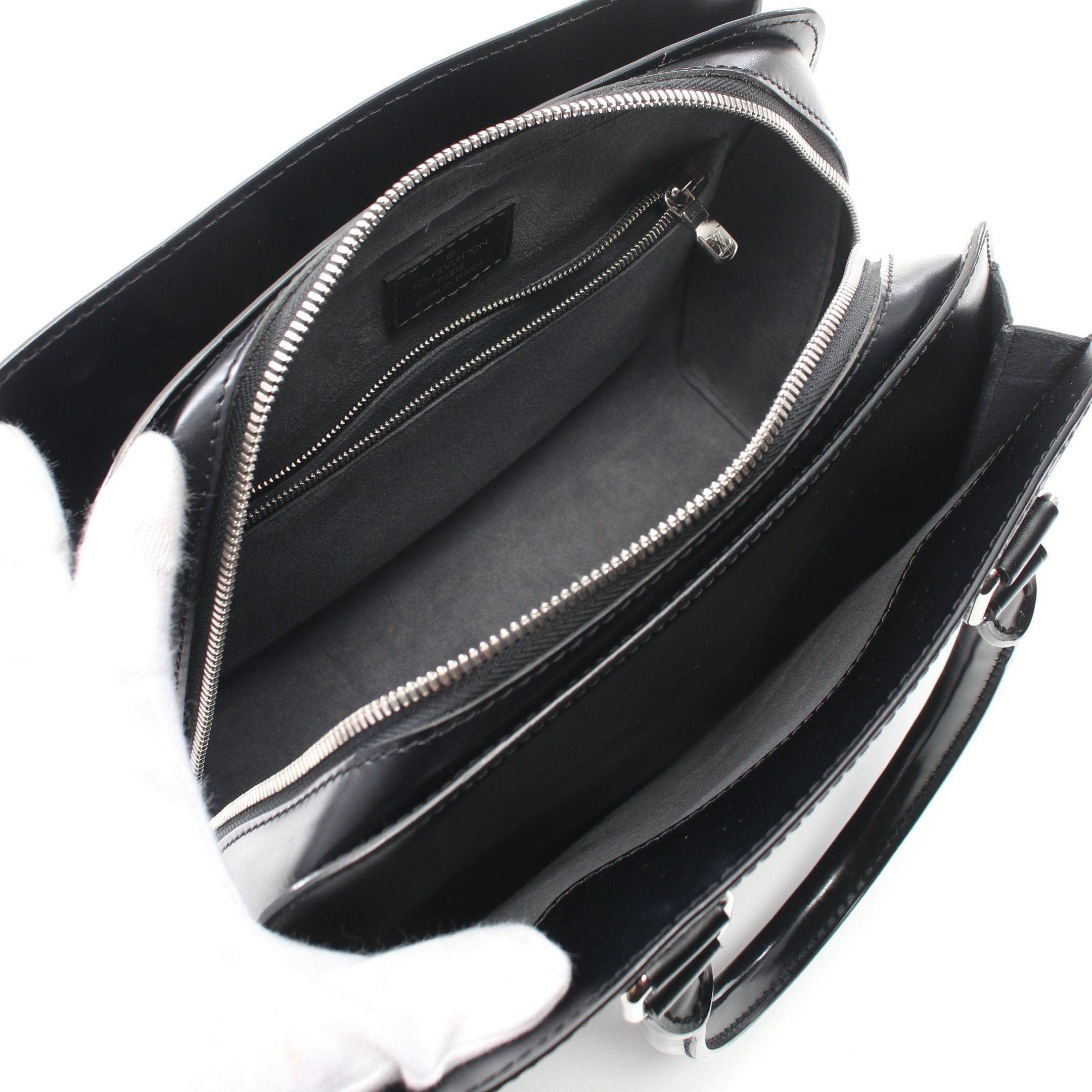 Louis Vuitton Louis Vuitton Pont Neuf Epi Noir Handbag Leather Black Size ONE SIZE - 3 Thumbnail