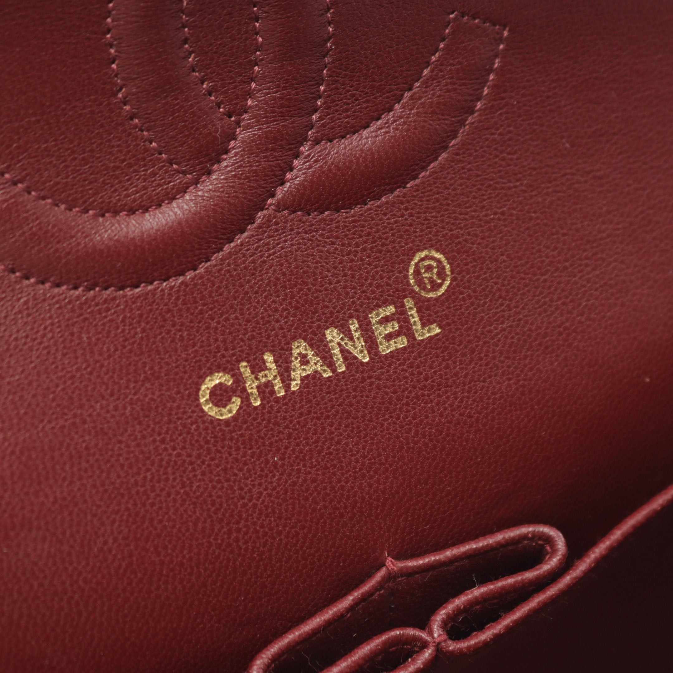 Chanel Chanel Matelasse Double Flap Chain Shoulder Bag Lambskin Black Gold Hardware Size ONE SIZE - 4 Thumbnail