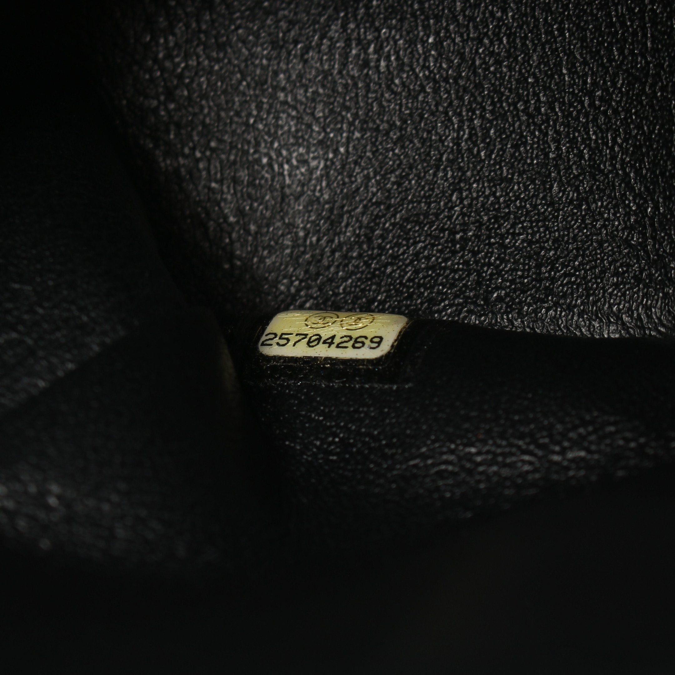 Chanel Chanel Chevron V-Stitch Chain Shoulder Bag Lambskin Black Gold Hardware Size ONE SIZE - 5 Thumbnail