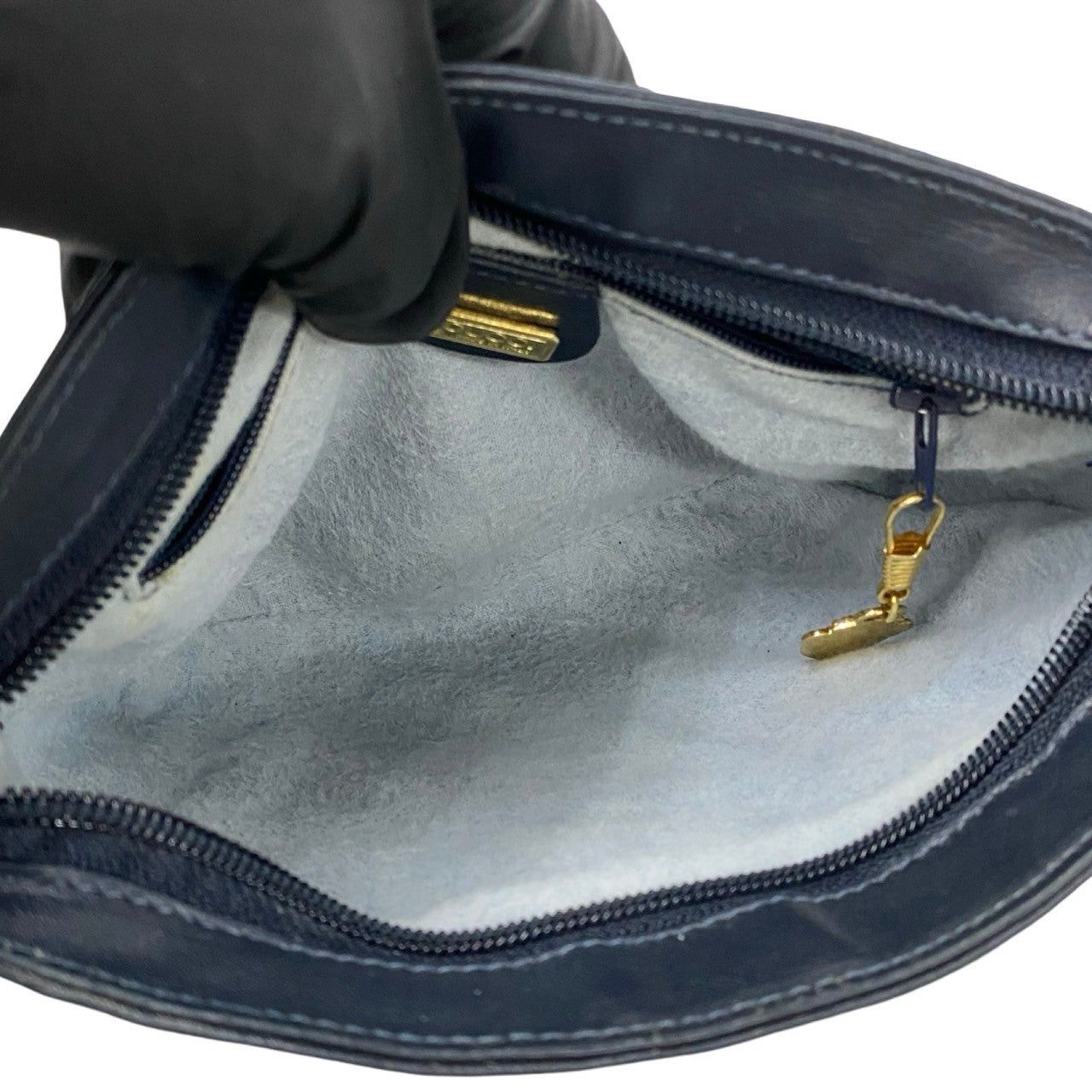 Gucci Gucci Shoulder Bag Blue Leather Size ONE SIZE - 8 Thumbnail