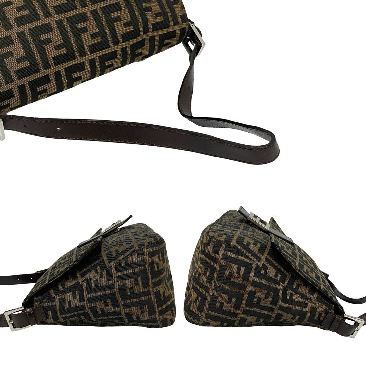 Fendi Fendi Shoulder Bag Black Leather Size ONE SIZE - 5 Thumbnail