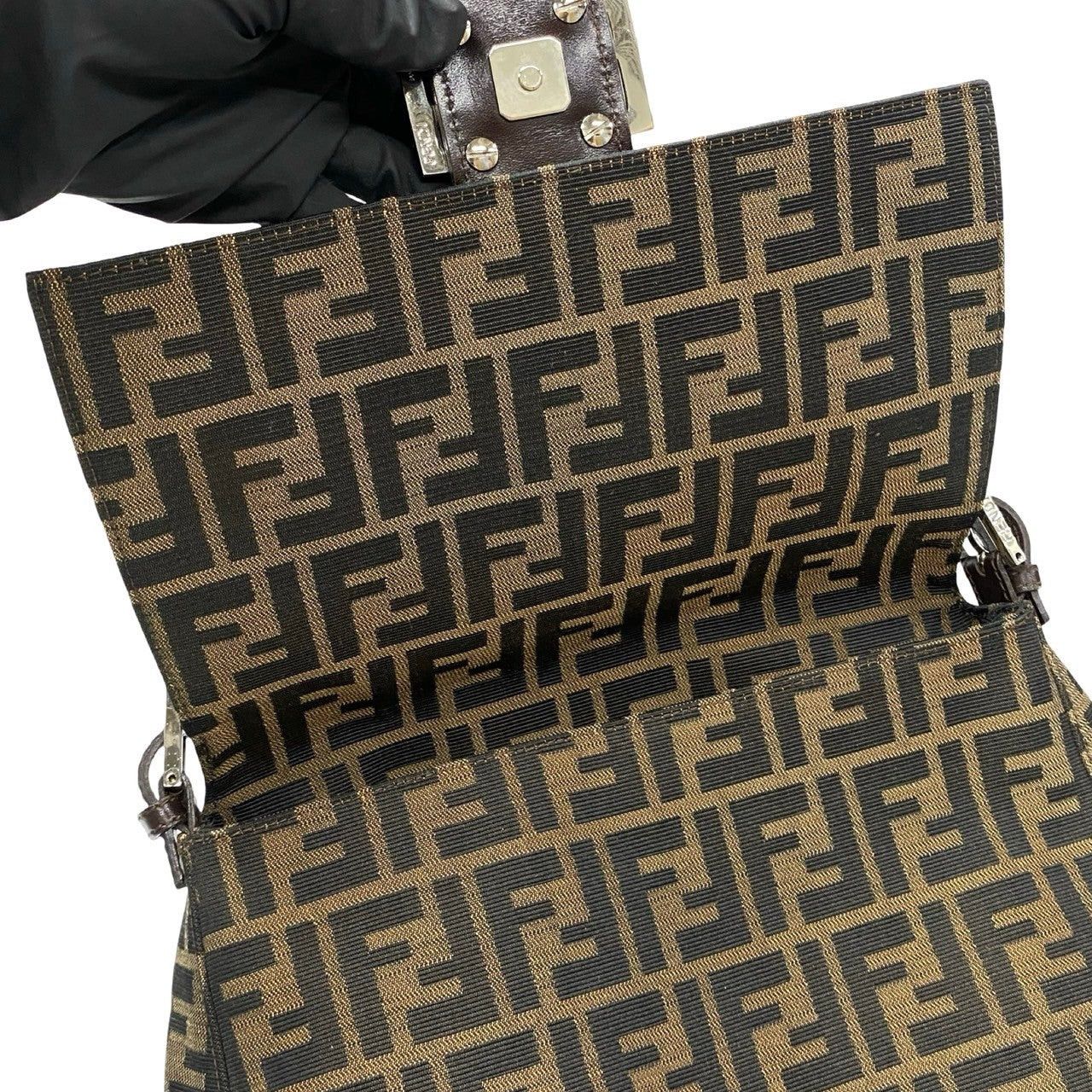 Fendi Fendi Shoulder Bag Black Leather Size ONE SIZE - 8 Thumbnail