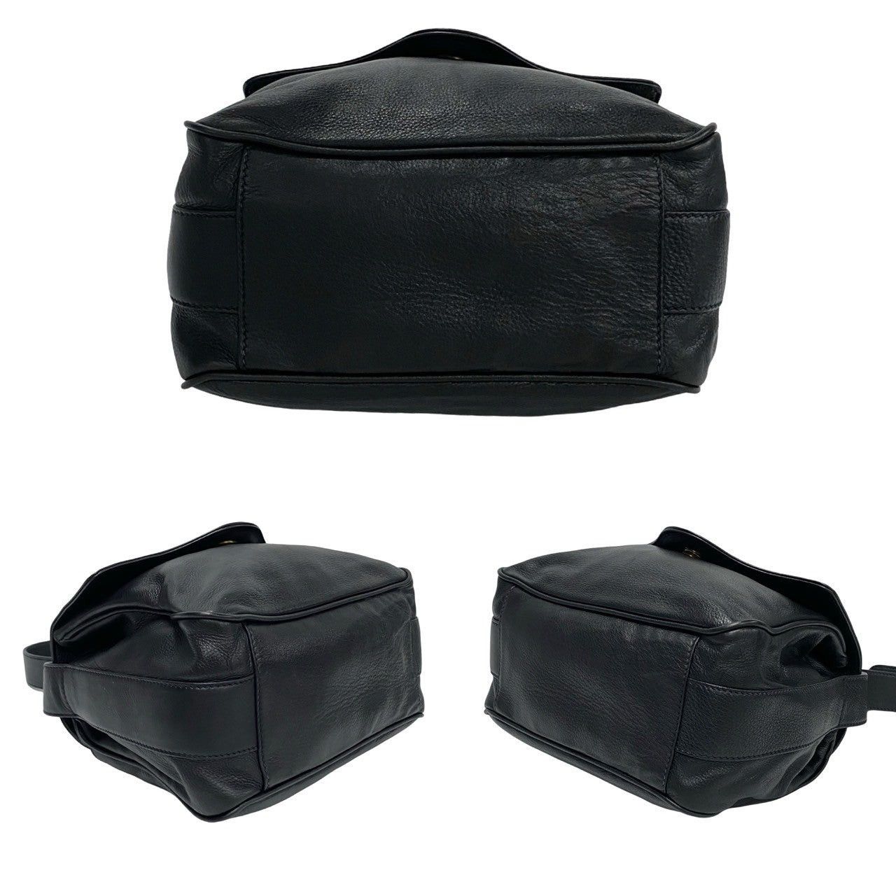 Gucci Gucci Shoulder Bag Black Leather Size ONE SIZE - 6 Thumbnail