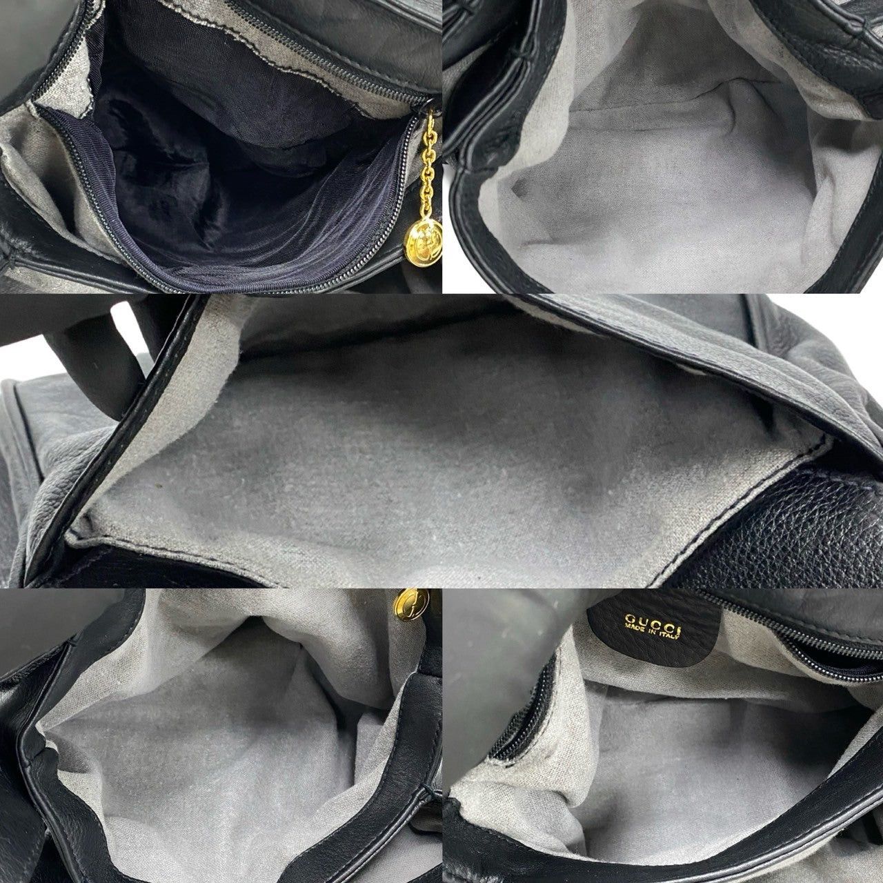 Gucci Gucci Shoulder Bag Black Leather Size ONE SIZE - 9 Thumbnail