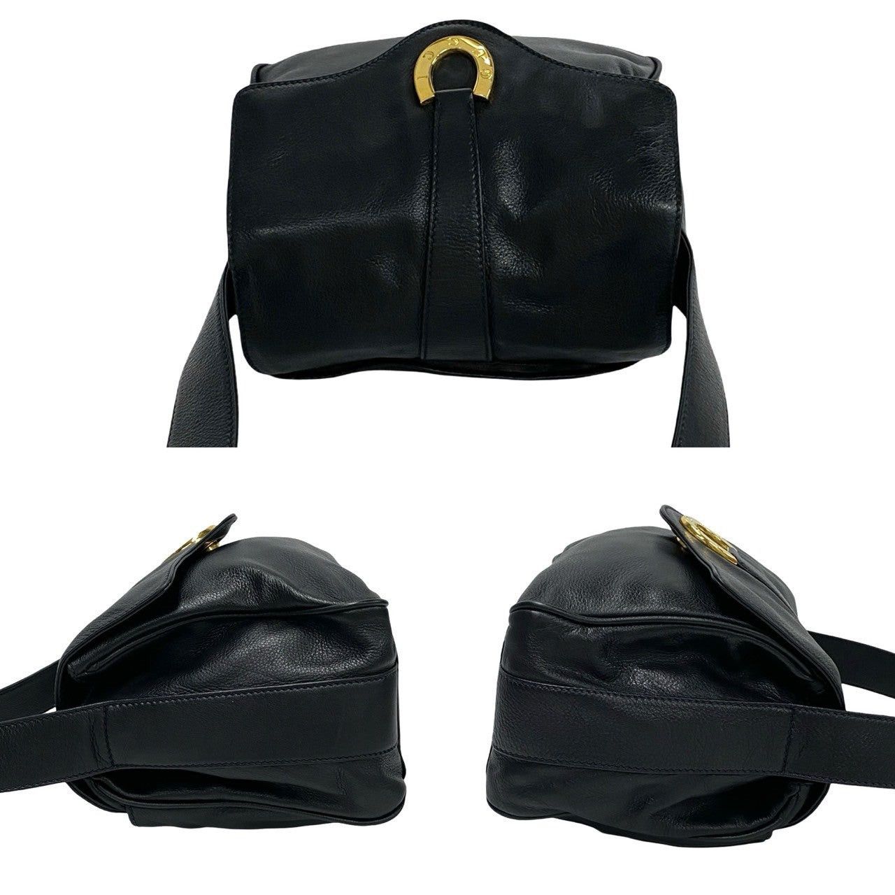 Gucci Gucci Shoulder Bag Black Leather Size ONE SIZE - 5 Thumbnail