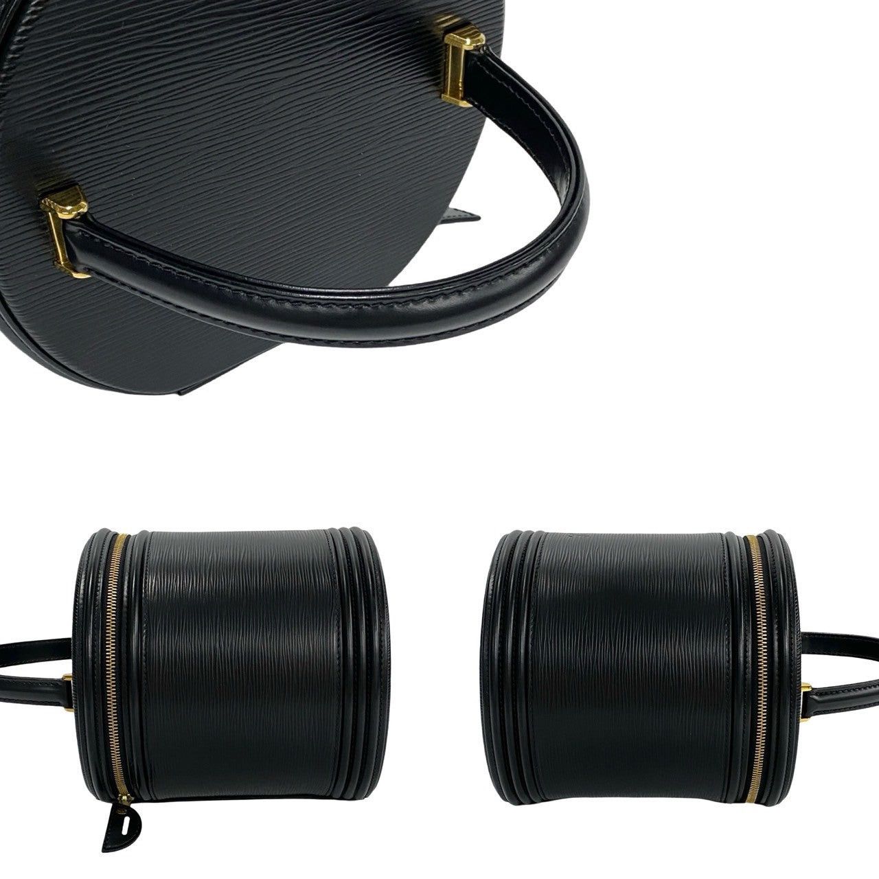 Louis Vuitton Louis Vuitton Handbag Black Leather Size ONE SIZE - 5 Thumbnail