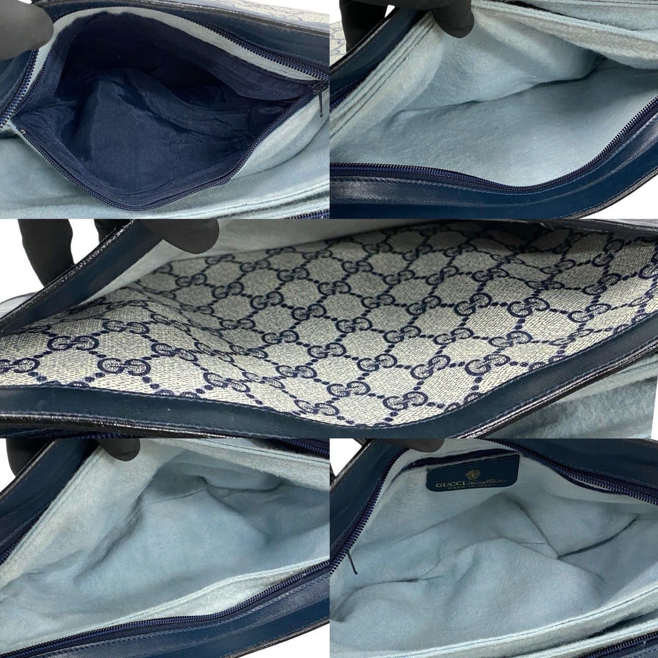 Gucci Gucci Shoulder Bag Blue Pvc Size ONE SIZE - 8 Thumbnail
