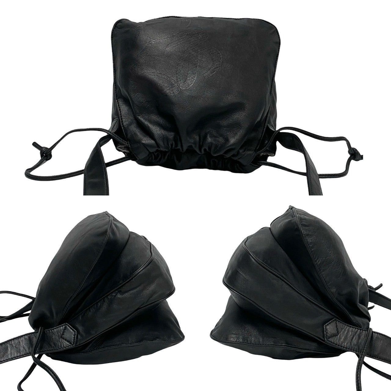 Loewe Loewe Shoulder Bag Black Leather Size ONE SIZE - 5 Thumbnail