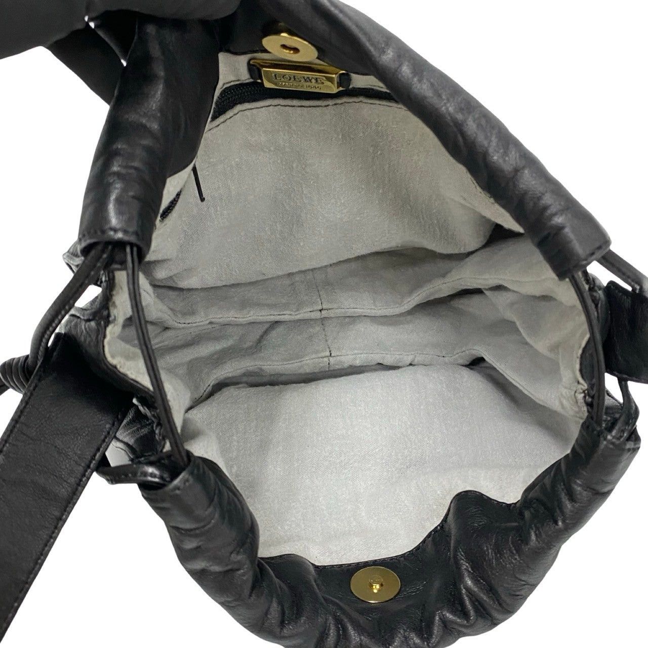 Loewe Loewe Shoulder Bag Black Leather Size ONE SIZE - 8 Thumbnail