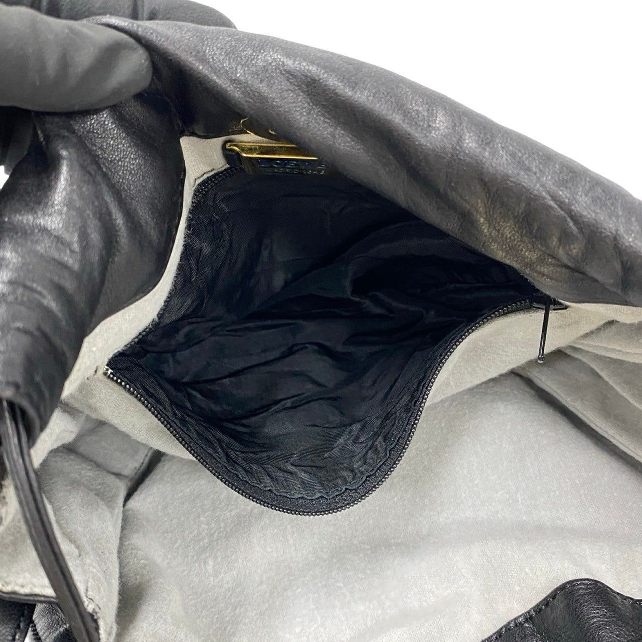 Loewe Loewe Shoulder Bag Black Leather Size ONE SIZE - 9 Thumbnail