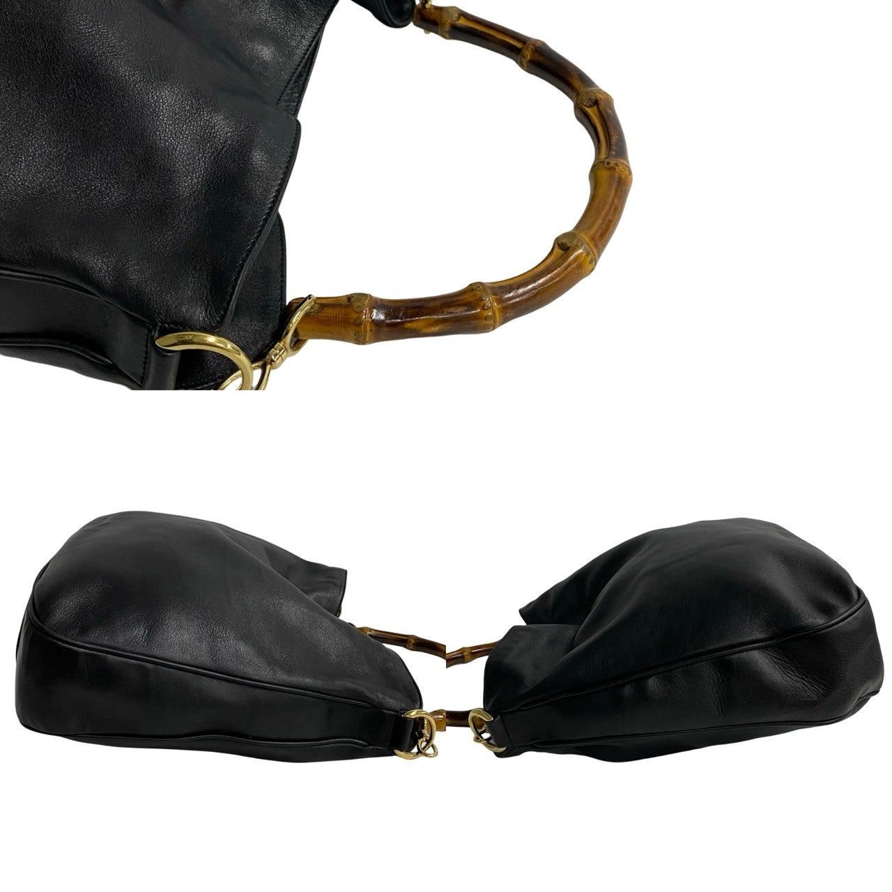 Gucci Gucci Shoulder Bag Black Leather Size ONE SIZE - 5 Thumbnail