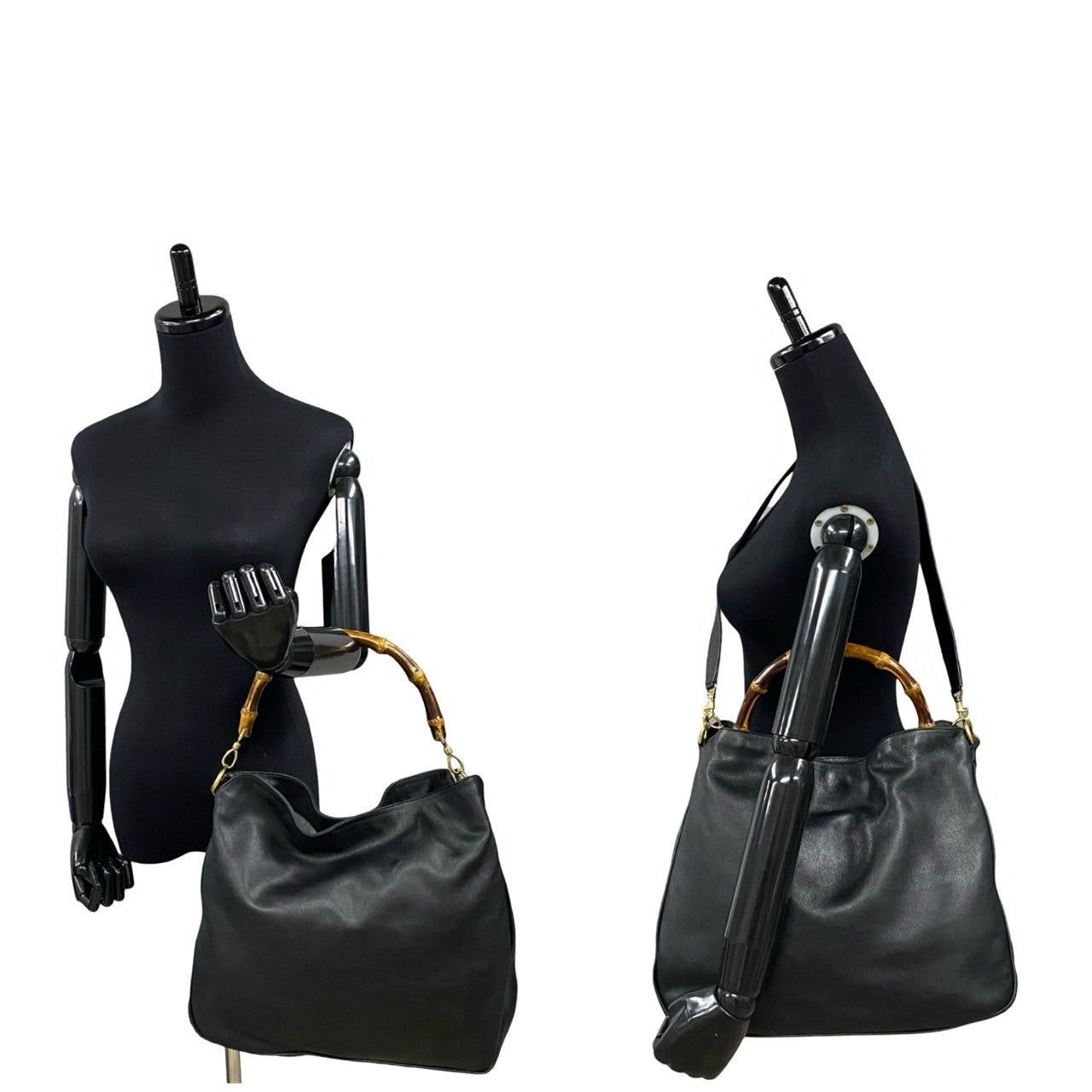 Gucci Gucci Shoulder Bag Black Leather Size ONE SIZE - 2 Thumbnail