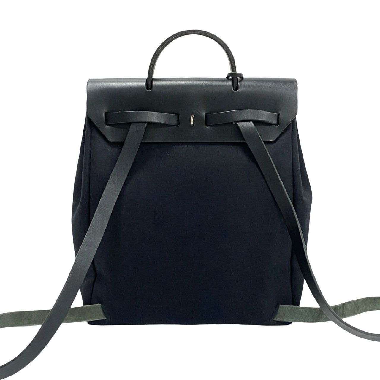 Hermes Hermes Backpack Black Leather Size ONE SIZE - 4 Thumbnail
