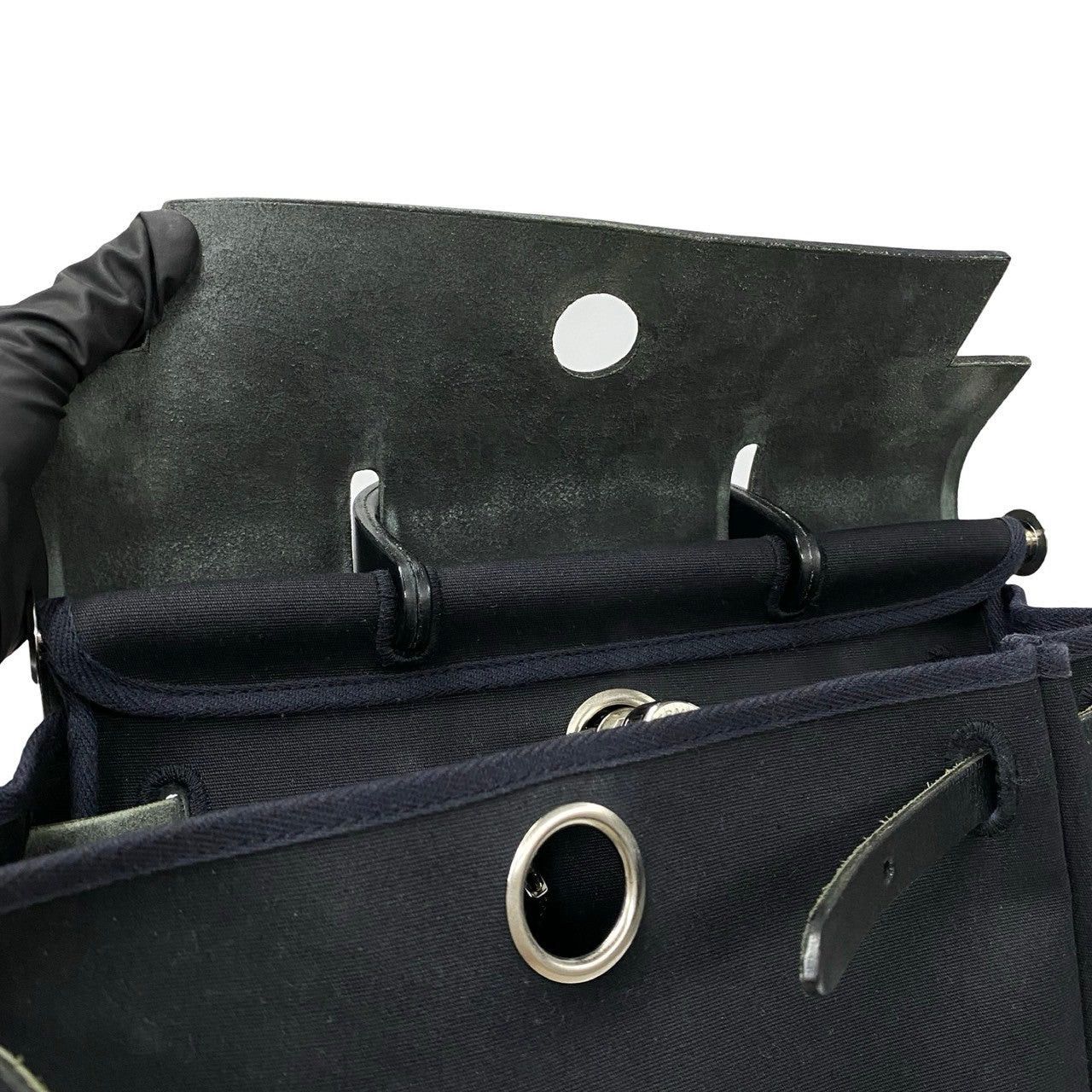 Hermes Hermes Backpack Black Leather Size ONE SIZE - 8 Thumbnail
