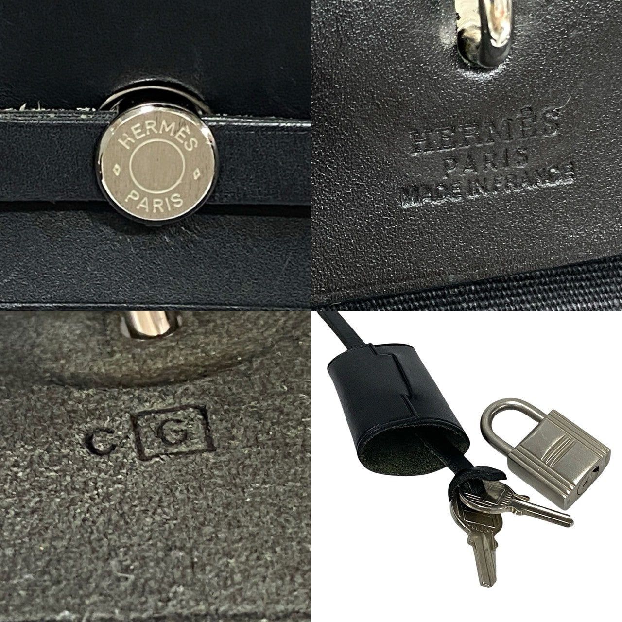 Hermes Hermes Backpack Black Leather Size ONE SIZE - 3 Thumbnail