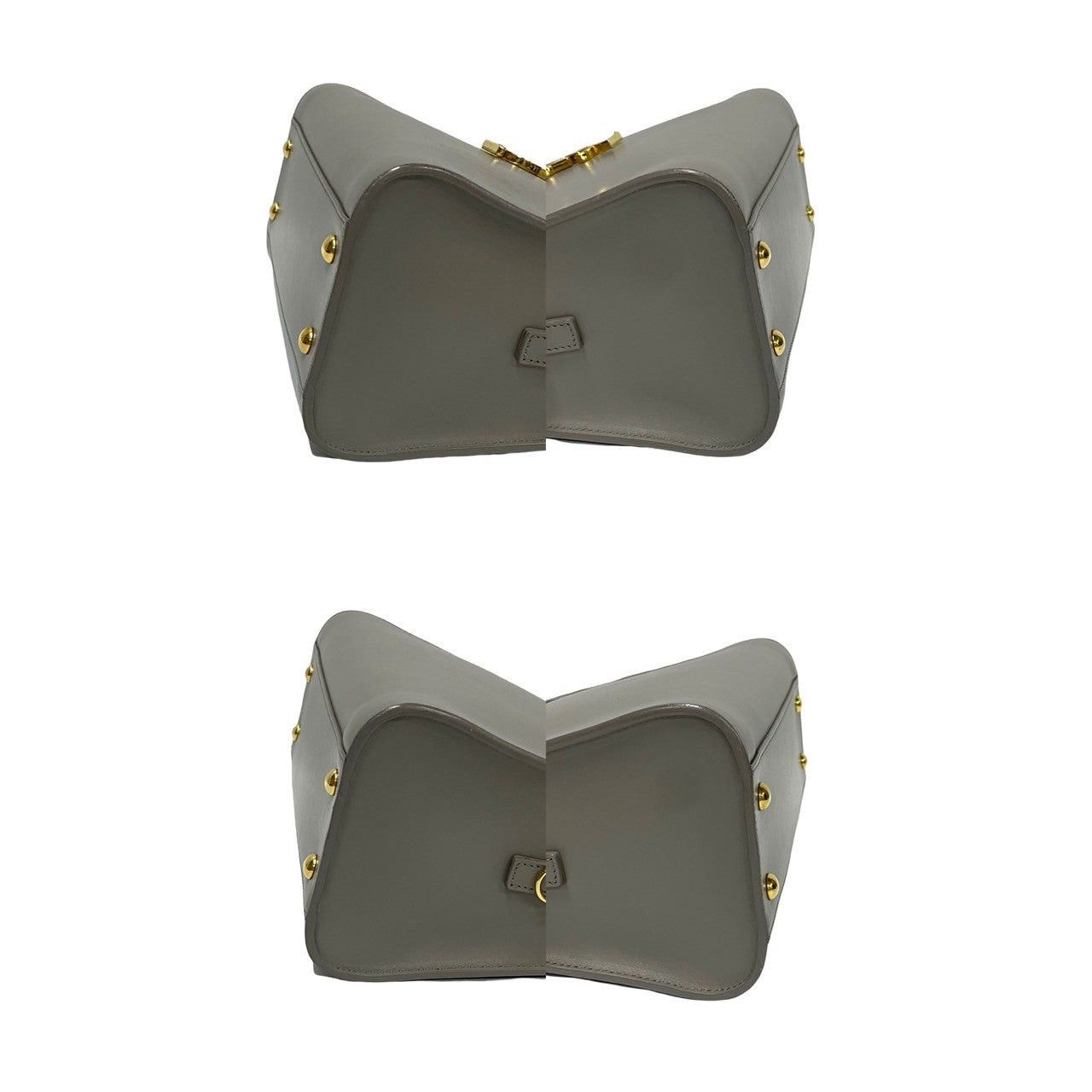 Yves Saint Laurent Yves Saint Laurent Shoulder Bag Grey Leather Size ONE SIZE - 7 Thumbnail