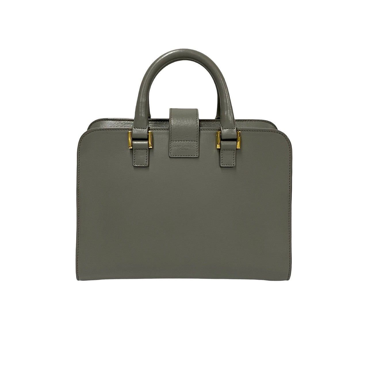 Yves Saint Laurent Yves Saint Laurent Shoulder Bag Grey Leather Size ONE SIZE - 4 Thumbnail