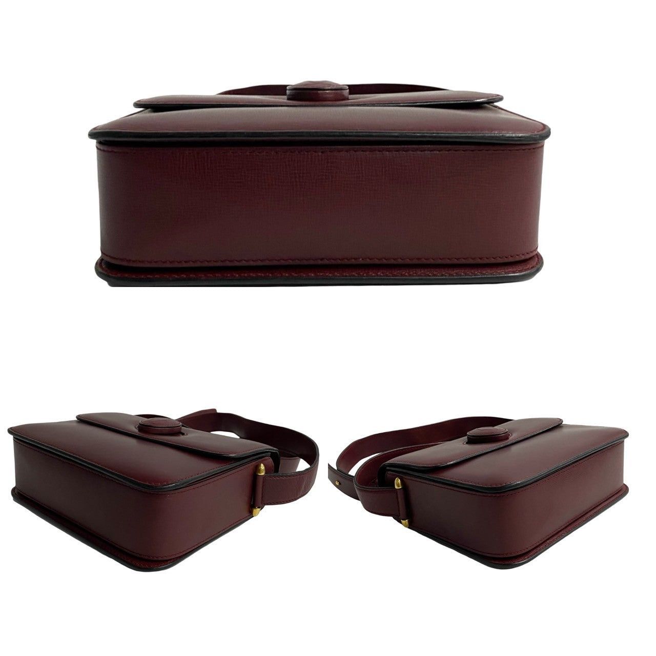 Cartier Cartier Shoulder Bag Red Leather Size ONE SIZE - 6 Thumbnail