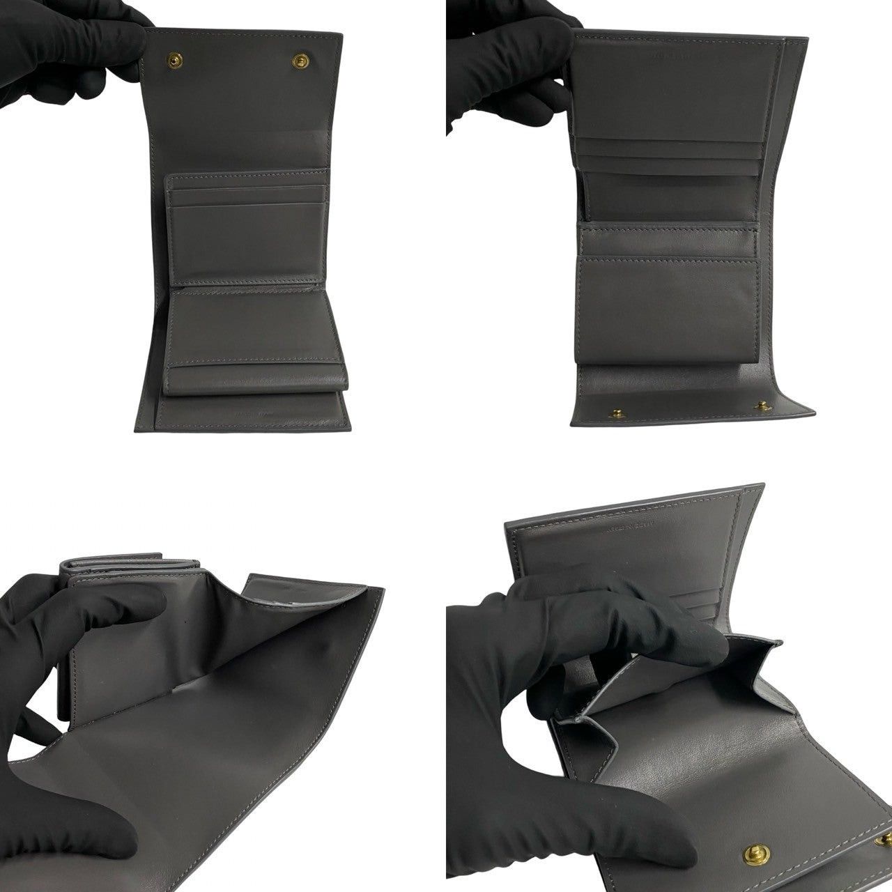 Celine Celine Wallets & Case Grey Leather Size ONE SIZE - 6 Thumbnail