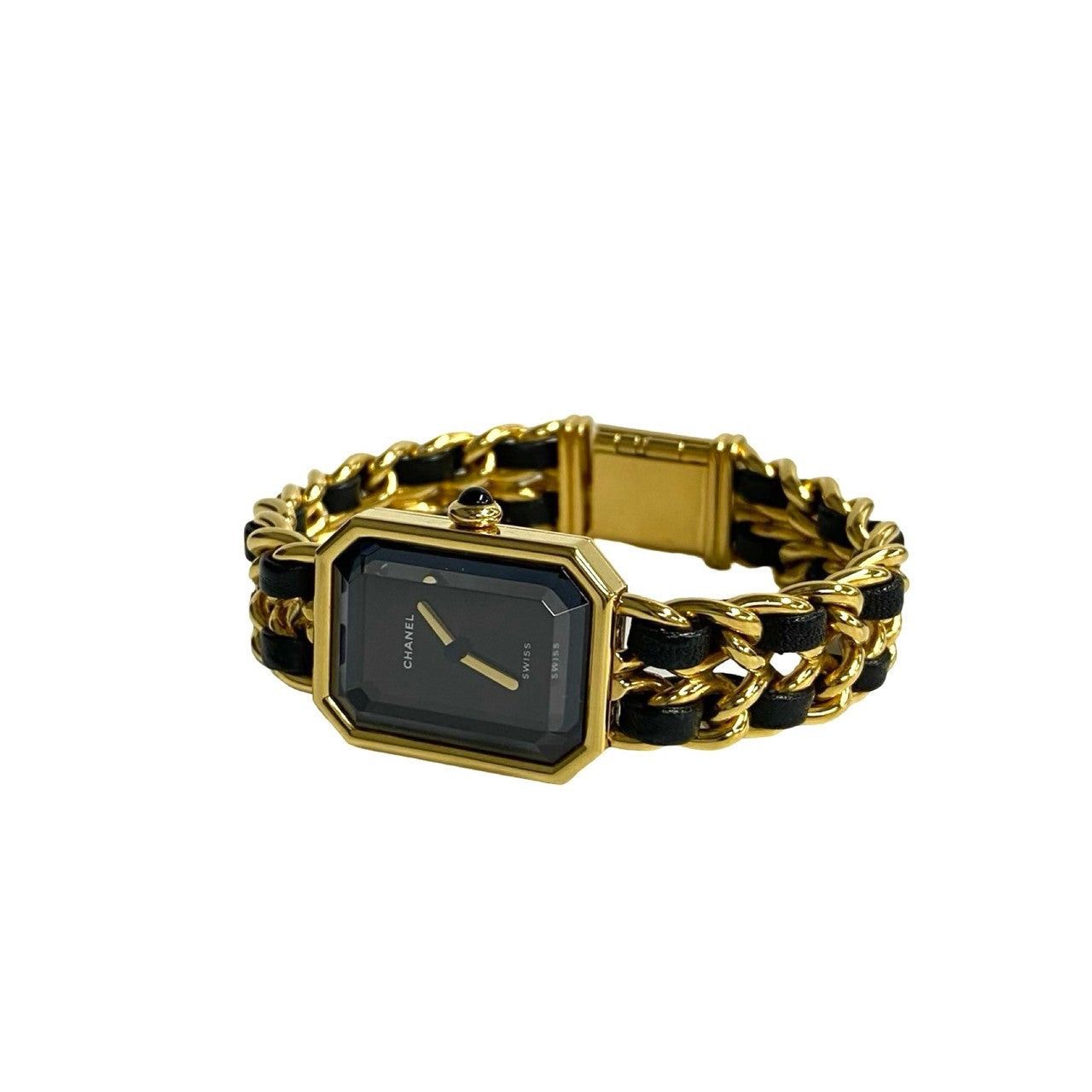 Chanel Chanel Watche Black Leather Size ONE SIZE - 2 Thumbnail