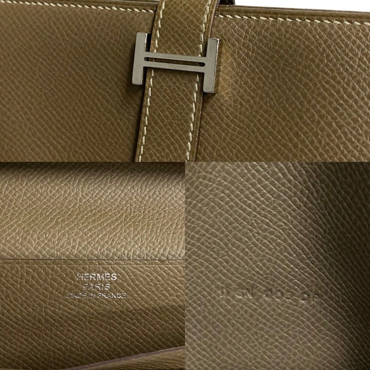 Hermes Hermes Grey Leather Size ONE SIZE - 2 Thumbnail