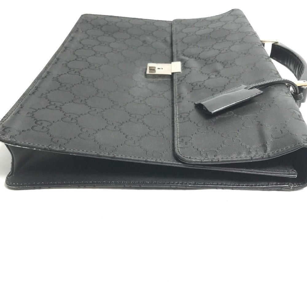 Gucci Gucci 002214 Briefcase Gg Handbag Business Bag Nylon/Leather Men Black Size ONE SIZE - 7 Thumbnail