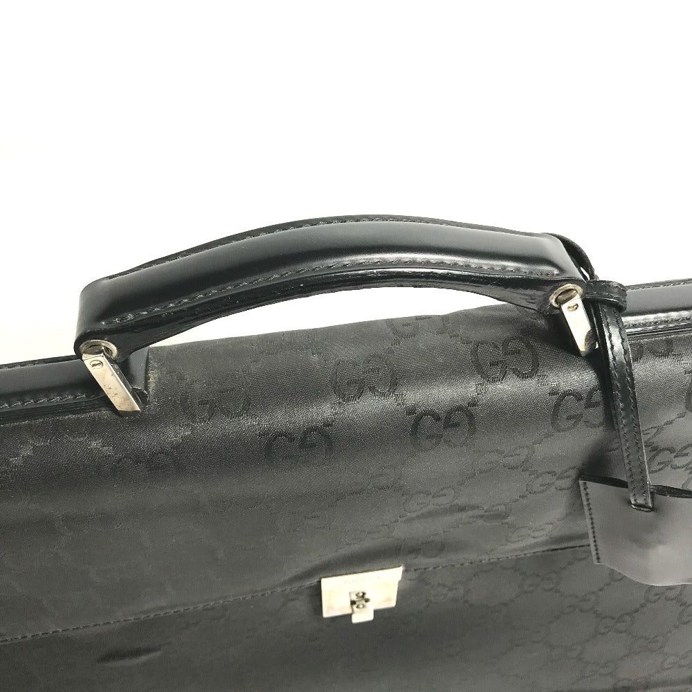 Gucci Gucci 002214 Briefcase Gg Handbag Business Bag Nylon/Leather Men Black Size ONE SIZE - 2 Thumbnail