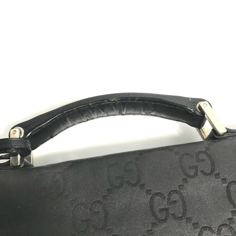 Gucci Gucci 002214 Briefcase Gg Handbag Business Bag Nylon/Leather Men Black Size ONE SIZE - 8 Thumbnail