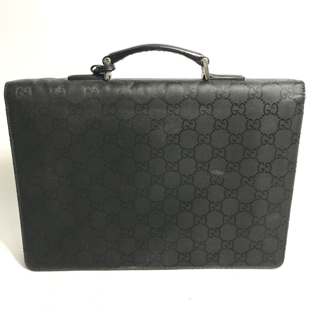 Gucci Gucci 002214 Briefcase Gg Handbag Business Bag Nylon/Leather Men Black Size ONE SIZE - 9 Thumbnail