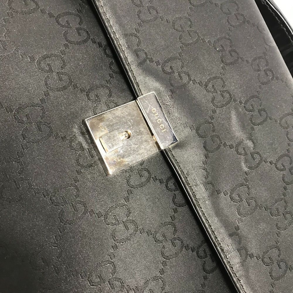 Gucci Gucci 002214 Briefcase Gg Handbag Business Bag Nylon/Leather Men Black Size ONE SIZE - 13 Thumbnail